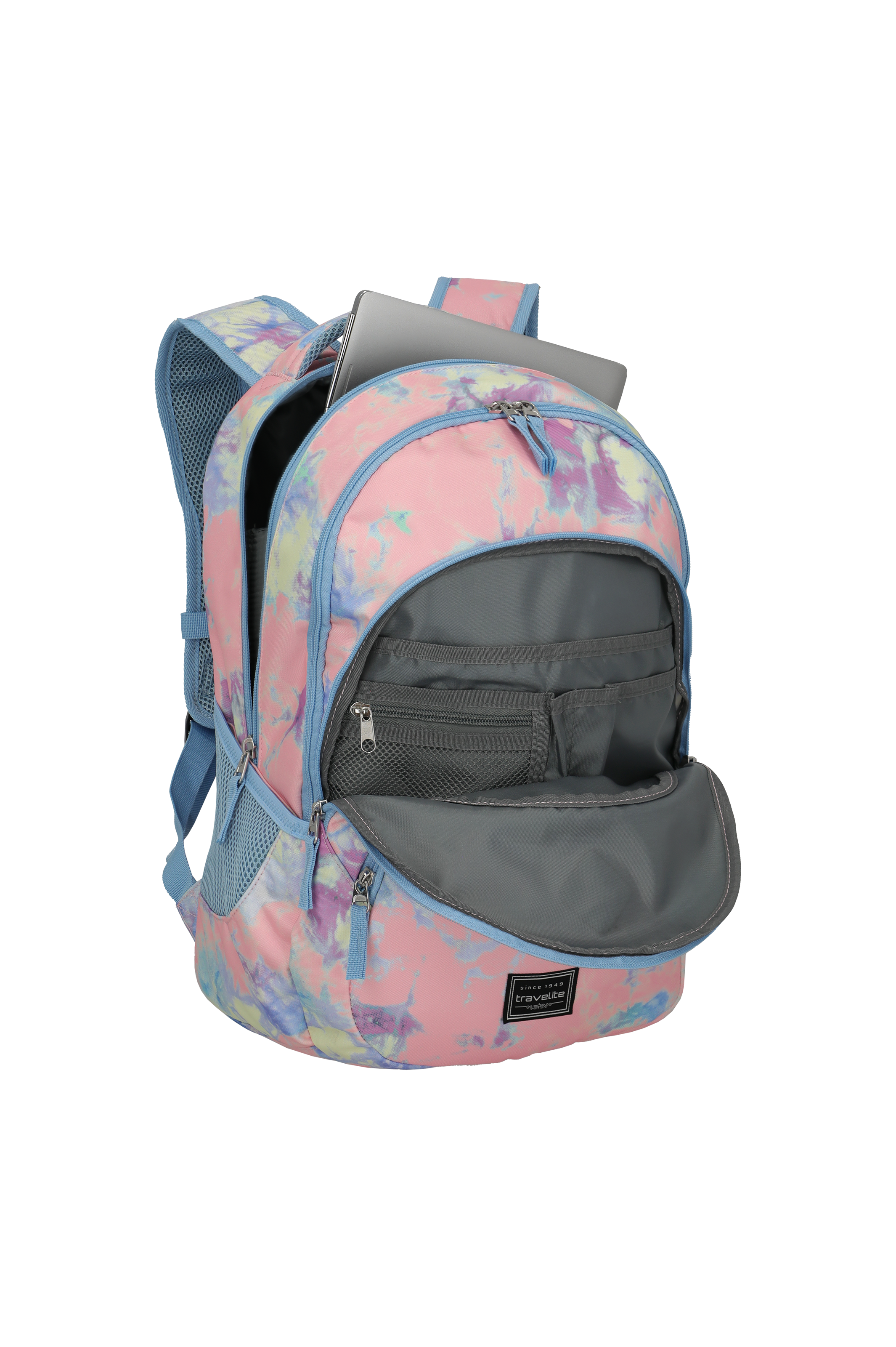 Travelite BASICS Rucksack Print, Multicolor – Innenansicht