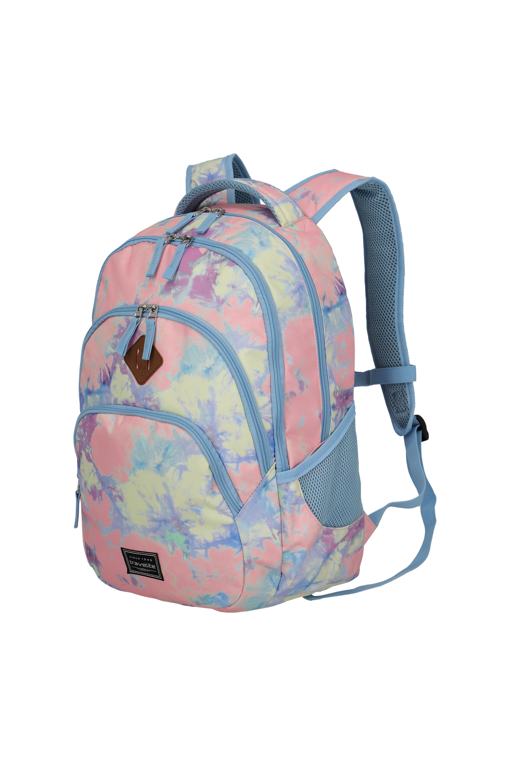 Travelite BASICS Rucksack Print, Multicolor – Schrägansicht