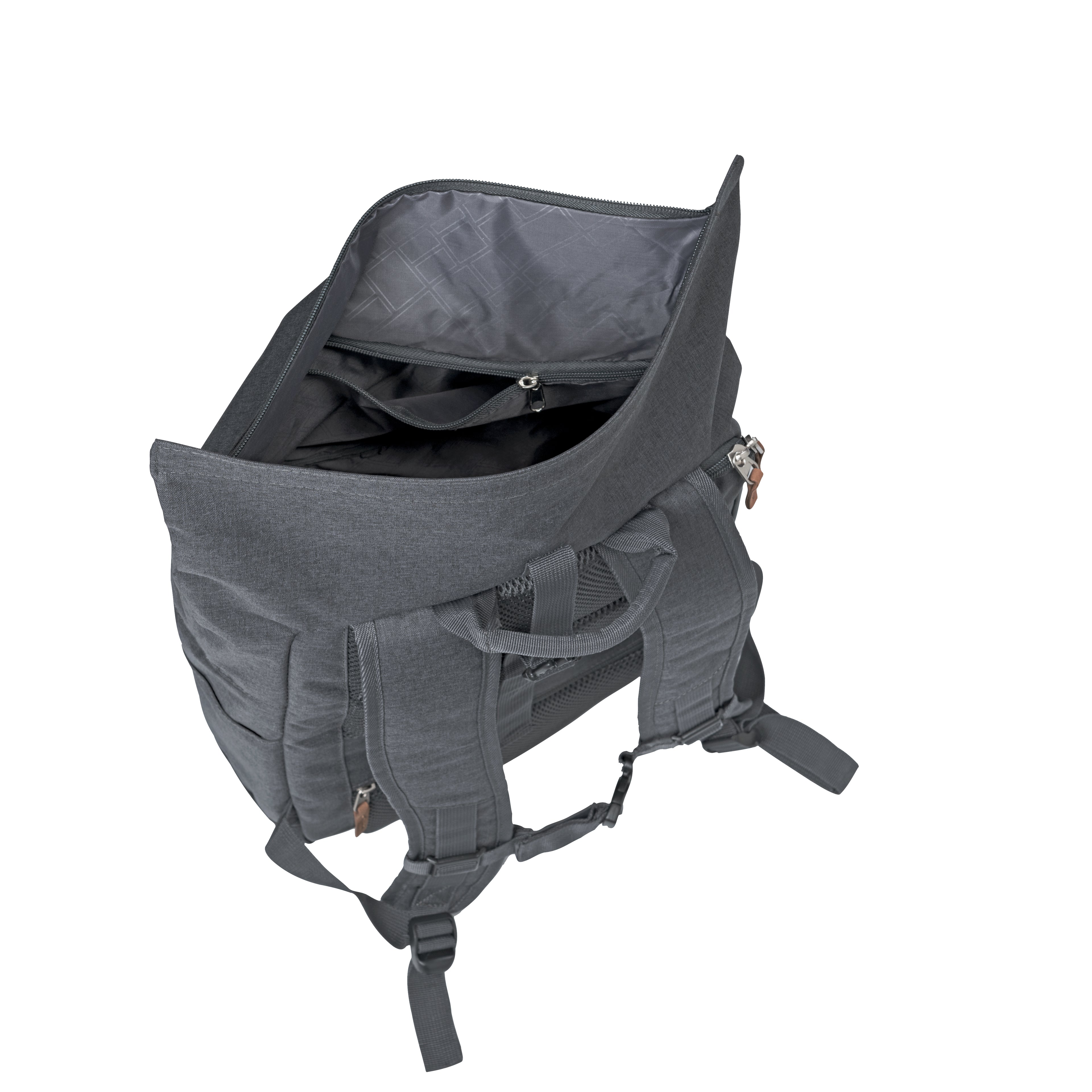 Travelite BASICS Rollup Rucksack, Anthrazit