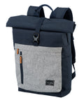 Travelite BASICS Rollup Rucksack, Marine/Grau