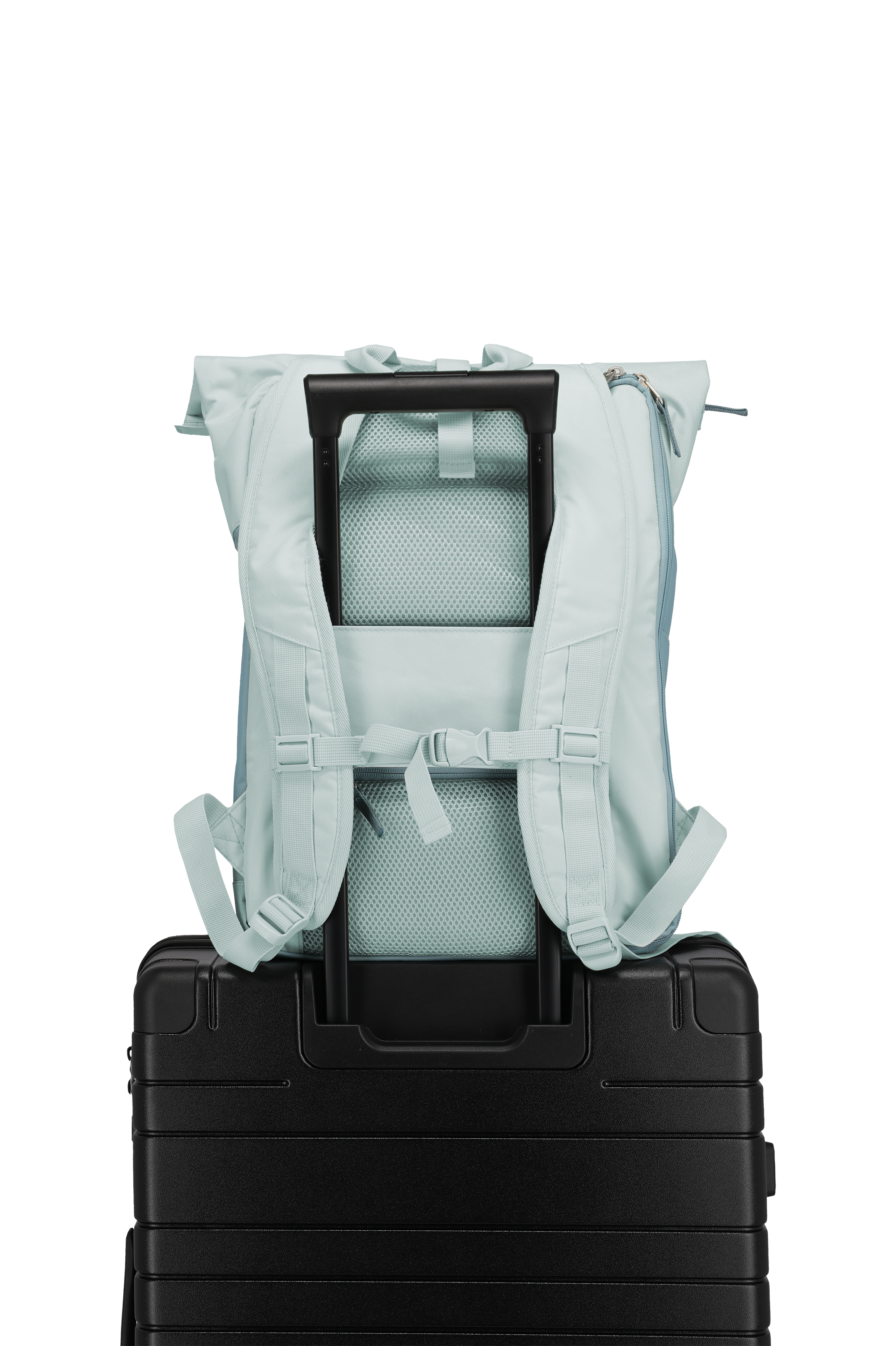 Travelite BASICS Rollup Rucksack, Ice Blue – Produktansicht 6