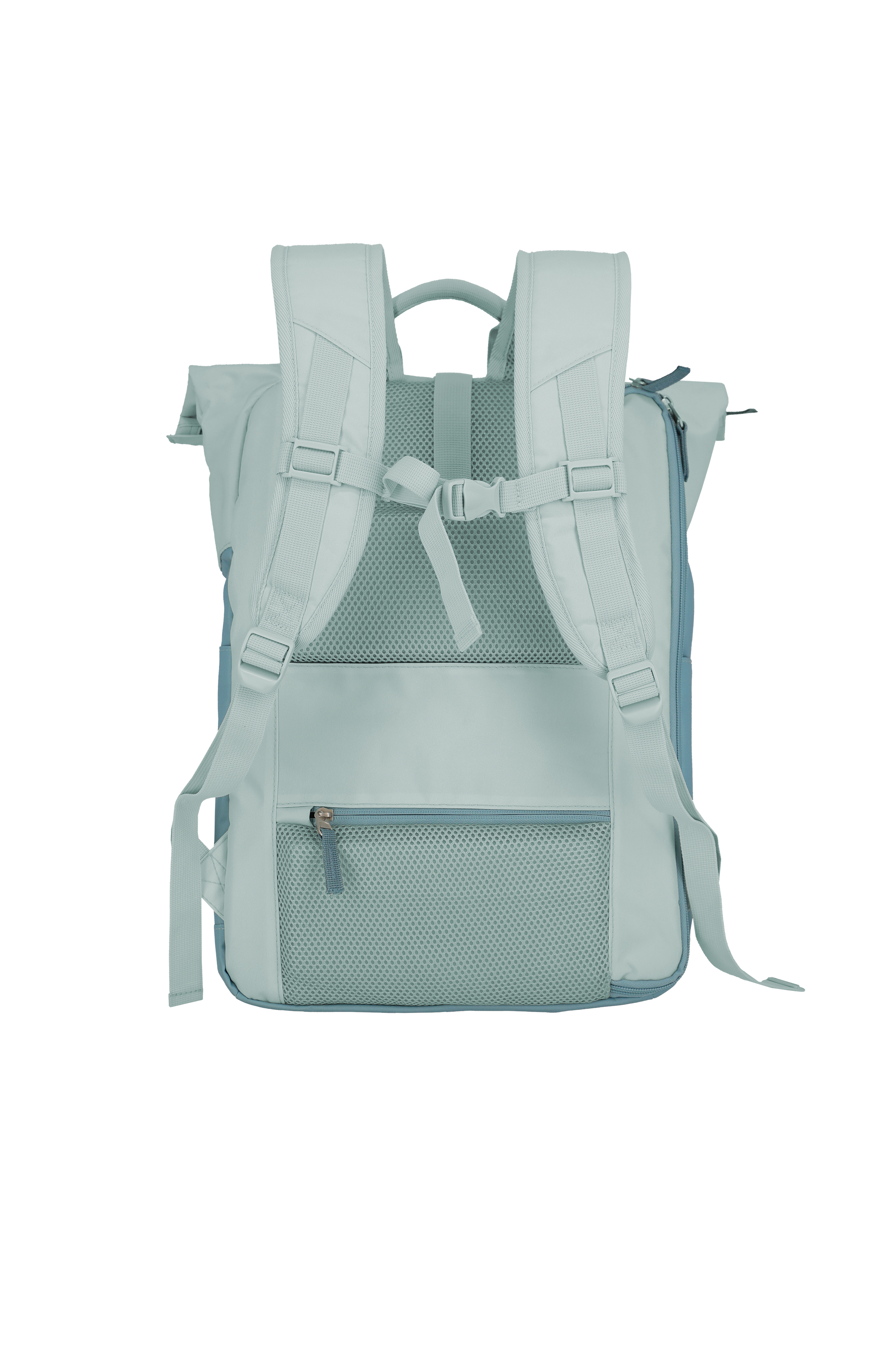 Travelite BASICS Rollup Rucksack, Ice Blue – Produktansicht 3