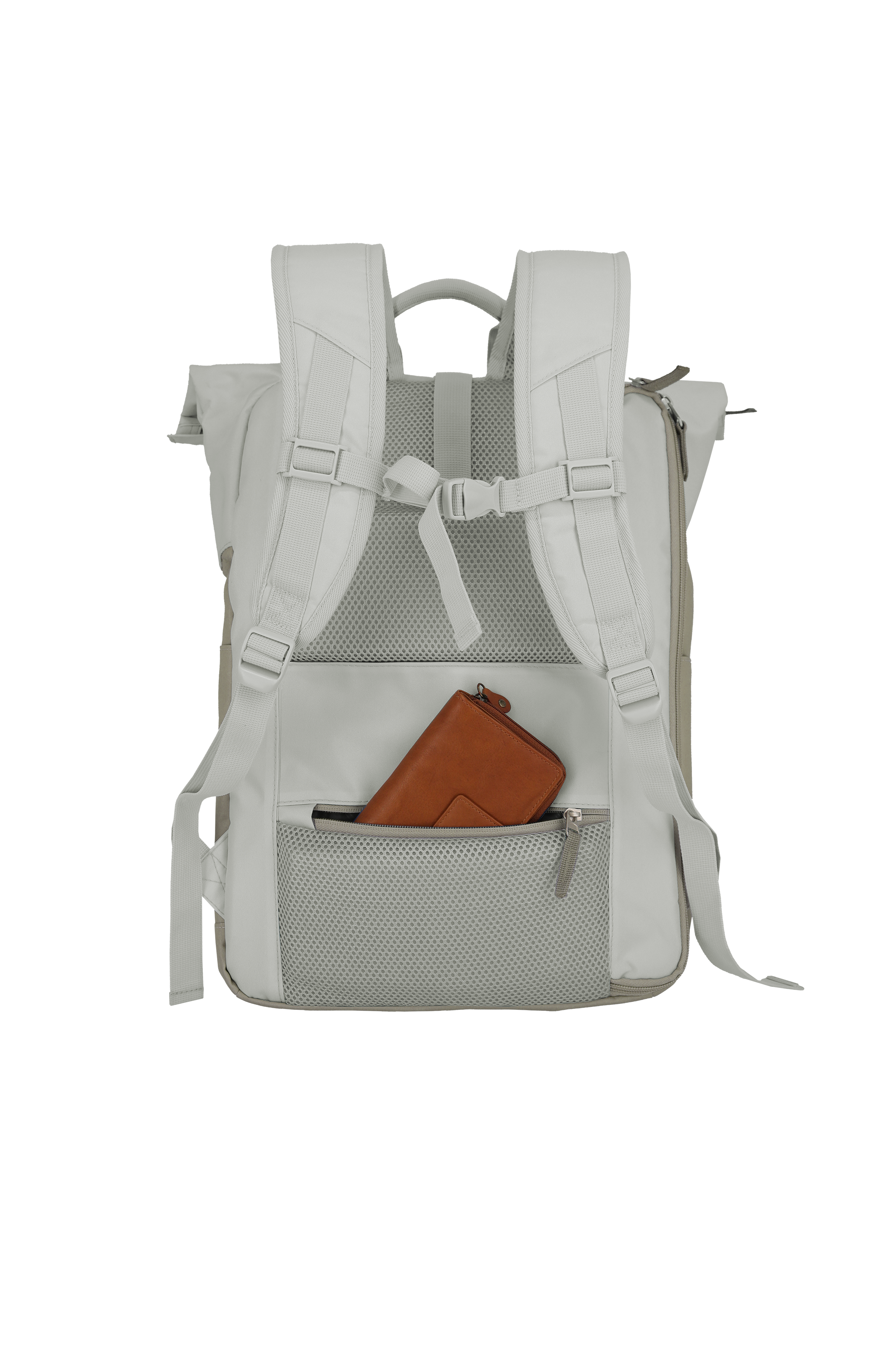 Travelite BASICS Rollup Rucksack, Sand/ivory – Produktansicht 4