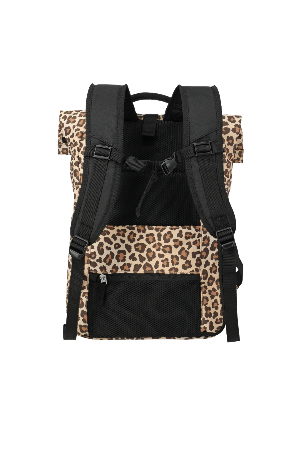 Travelite BASICS Rollup Rucksack, Leopard – Produktansicht 3