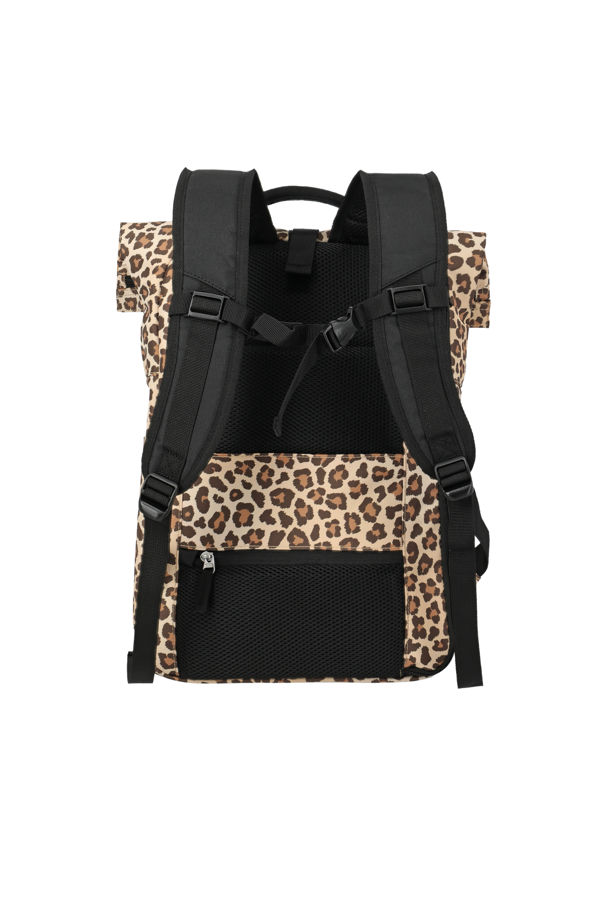 Travelite BASICS Rollup Rucksack, Leopard – Produktansicht 3