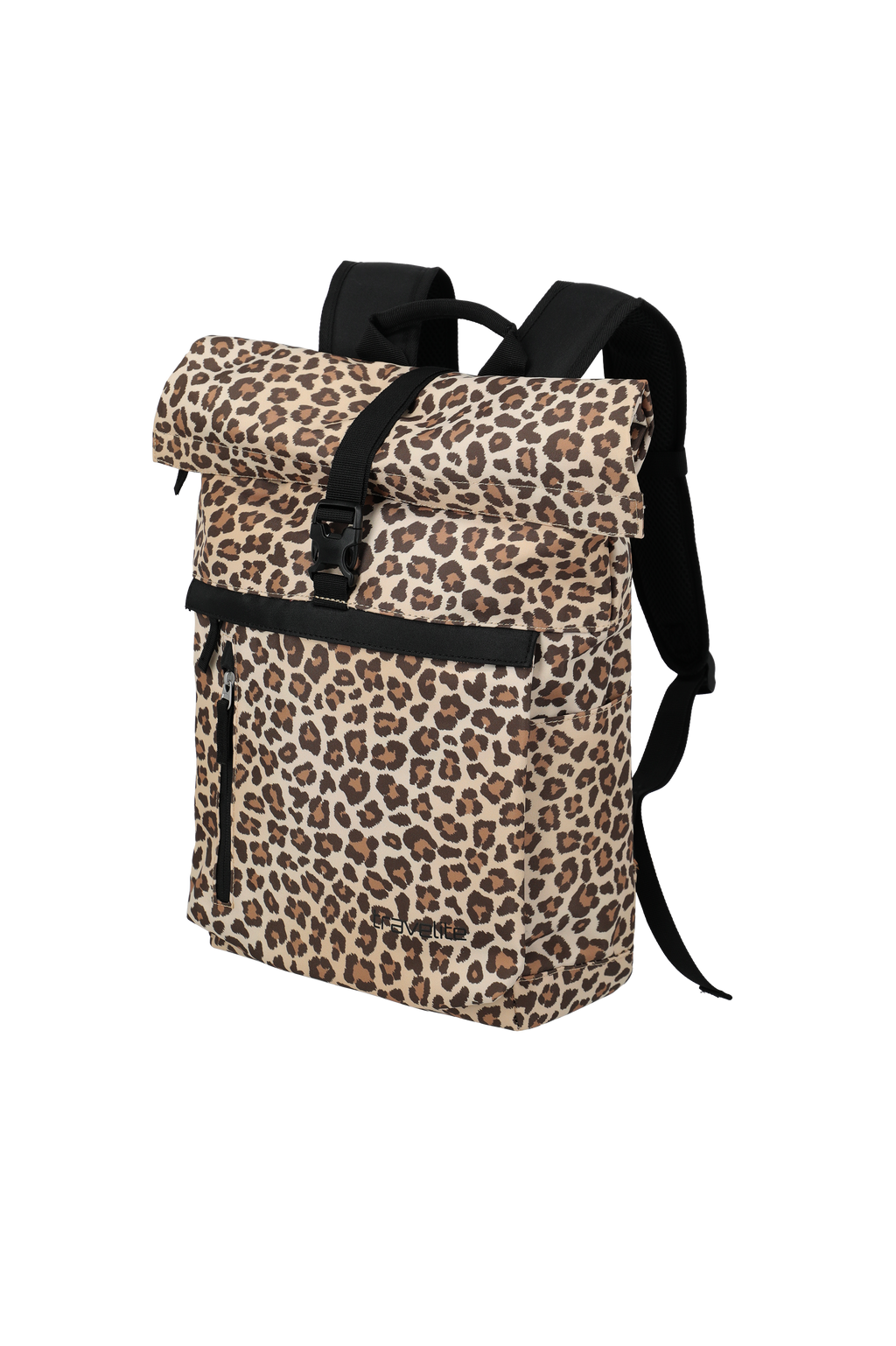 Travelite BASICS Rollup Rucksack, Leopard – Produktansicht 2