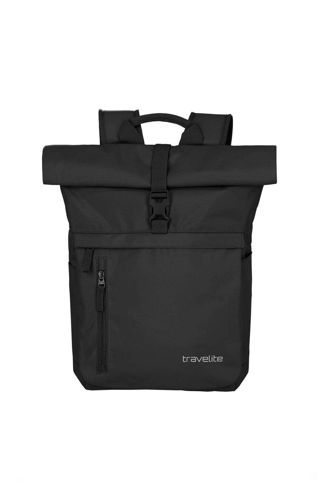 Travelite BASICS Rollup Rucksack, Schwarz