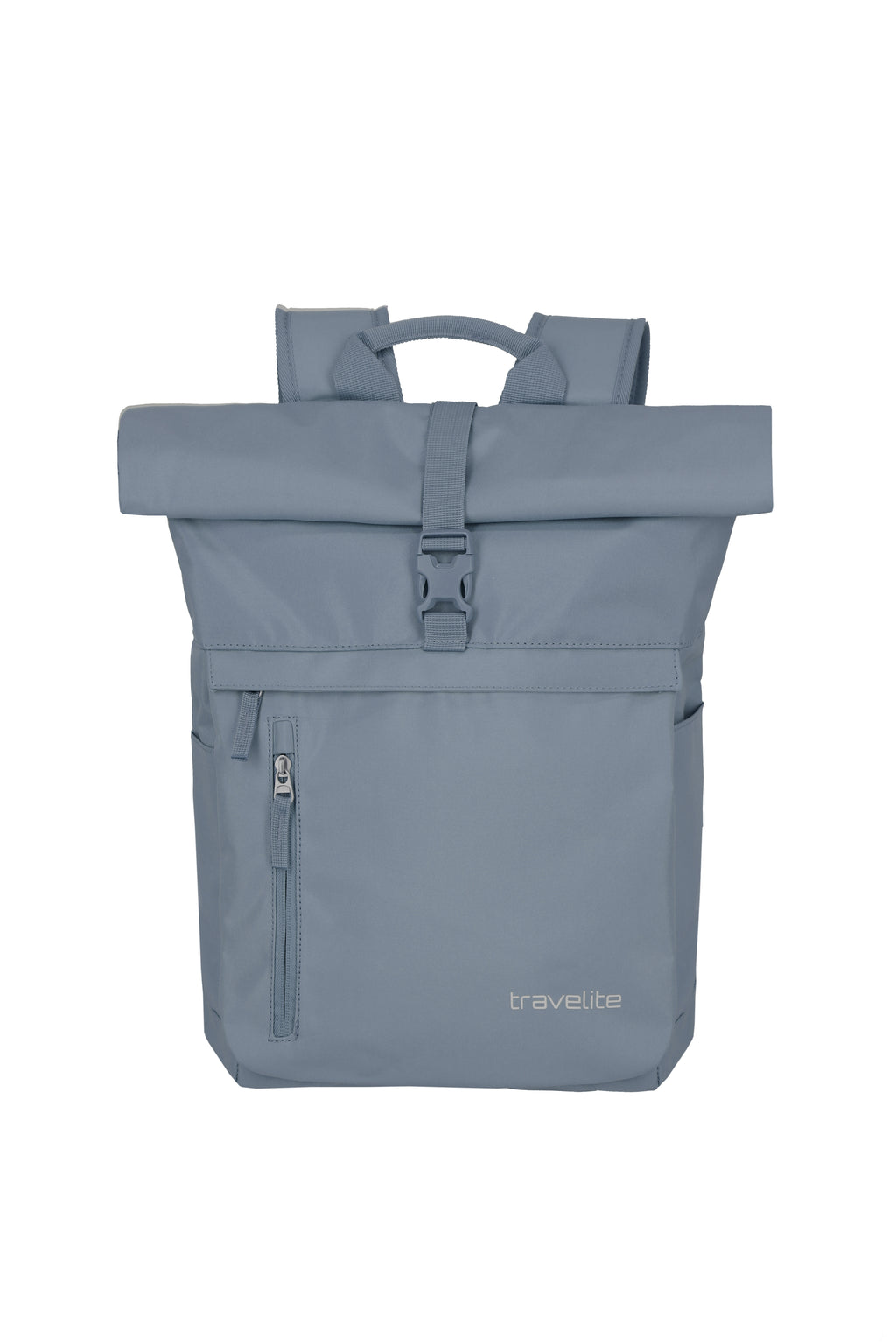 Travelite BASICS Rollup Rucksack, Rauchblau