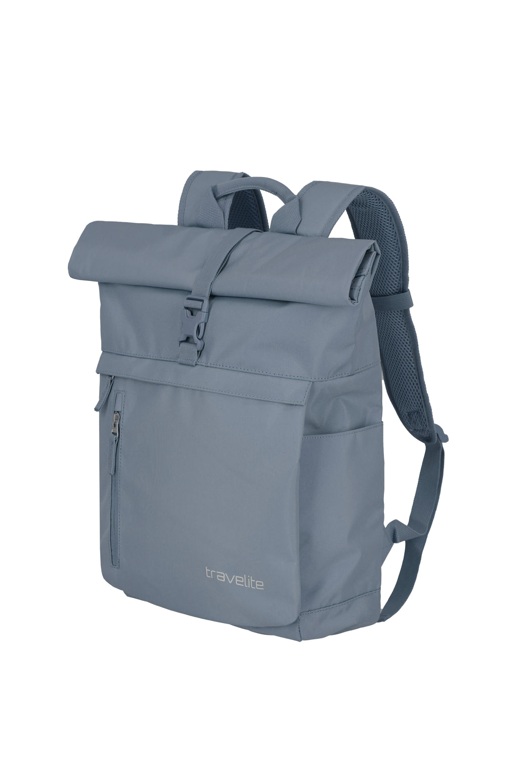 Travelite BASICS Rollup Rucksack, Rauchblau