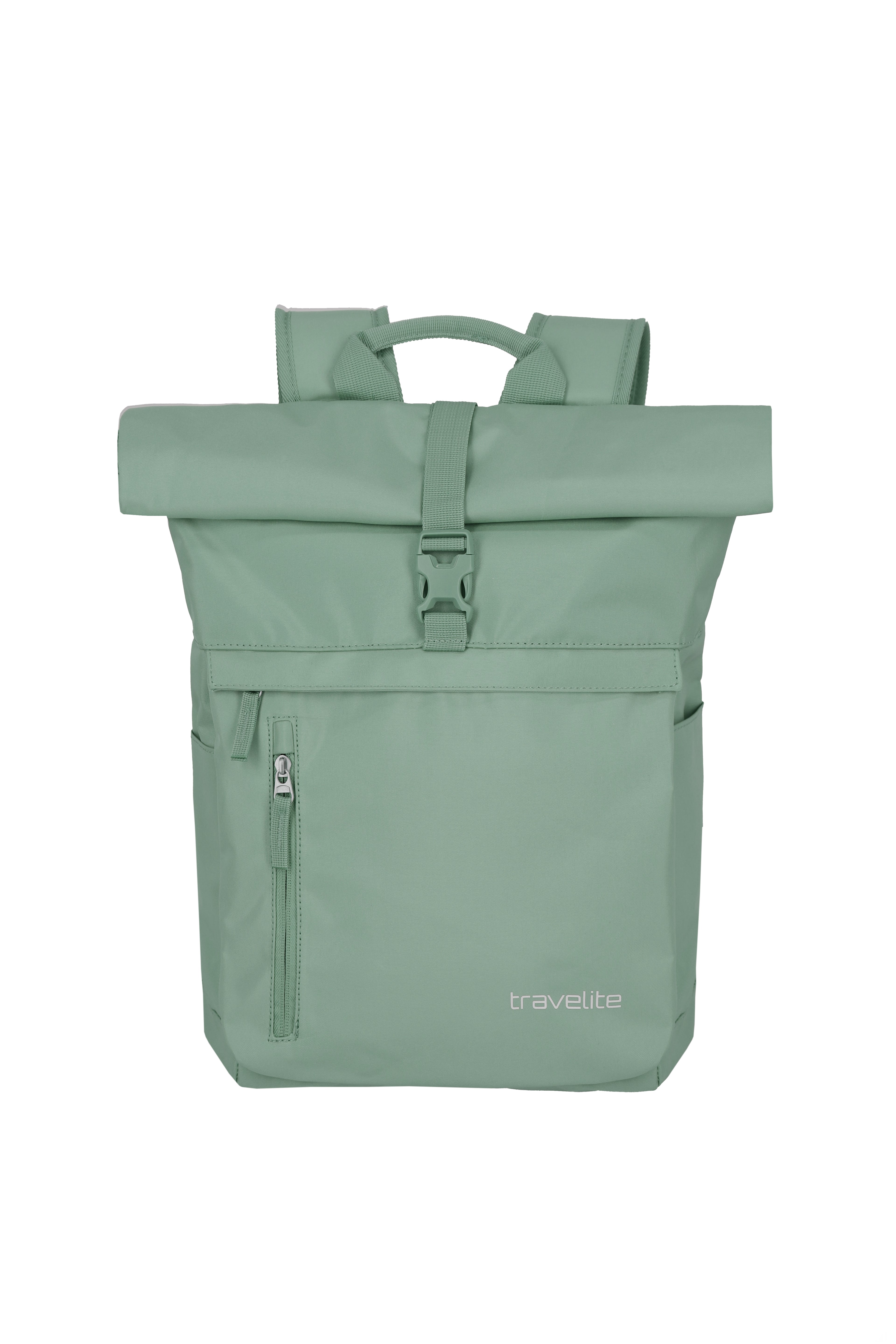 Travelite BASICS Rollup Rucksack, Hellgrün