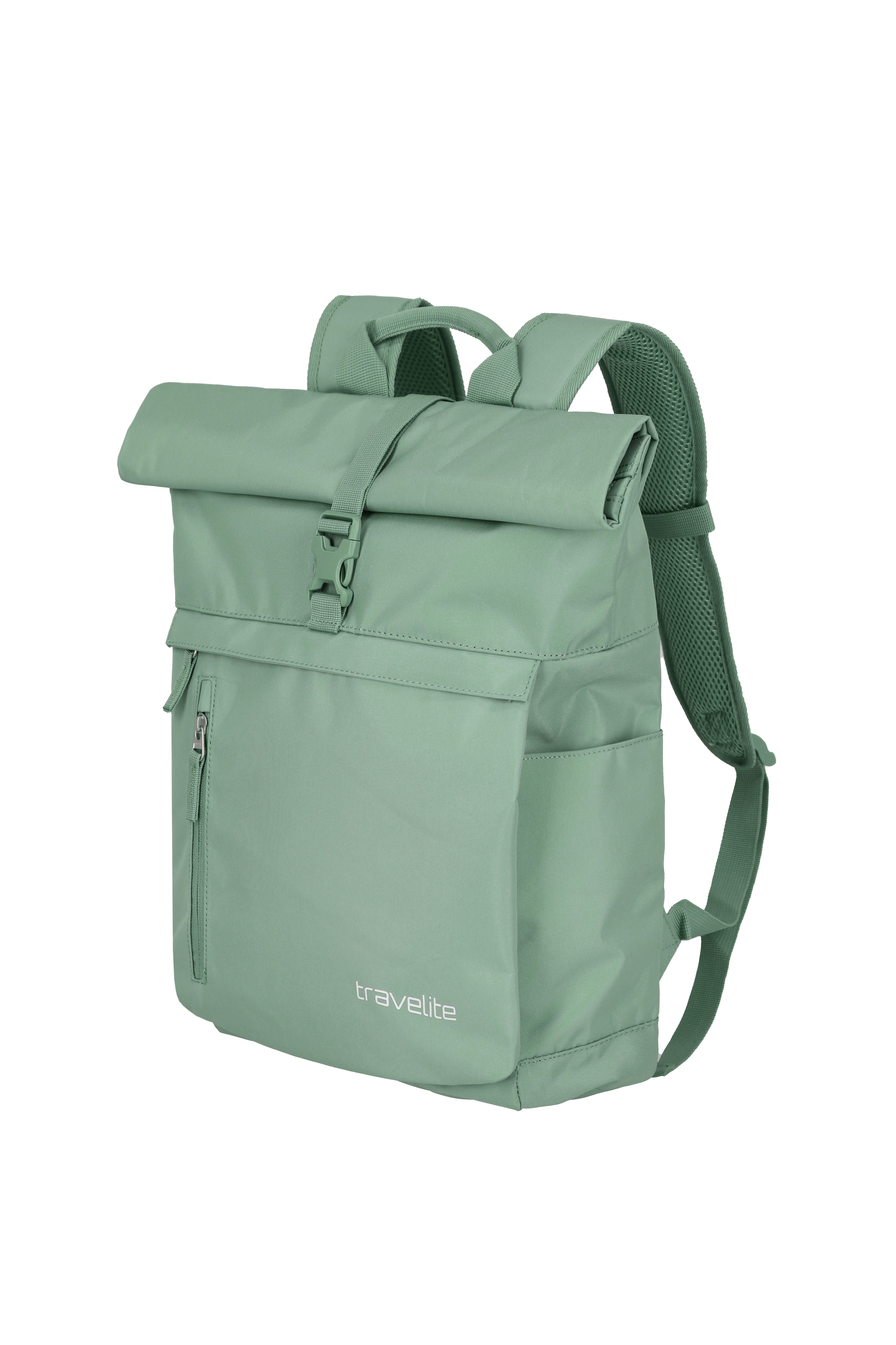 Travelite BASICS Rollup Rucksack, Hellgrün