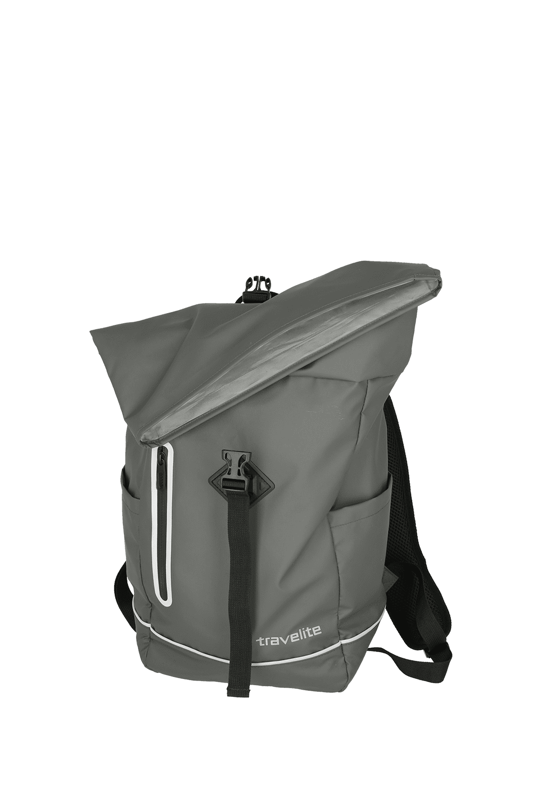 Travelite BASICS Roll-Up Rucksack, Anthrazit – Produktansicht 3