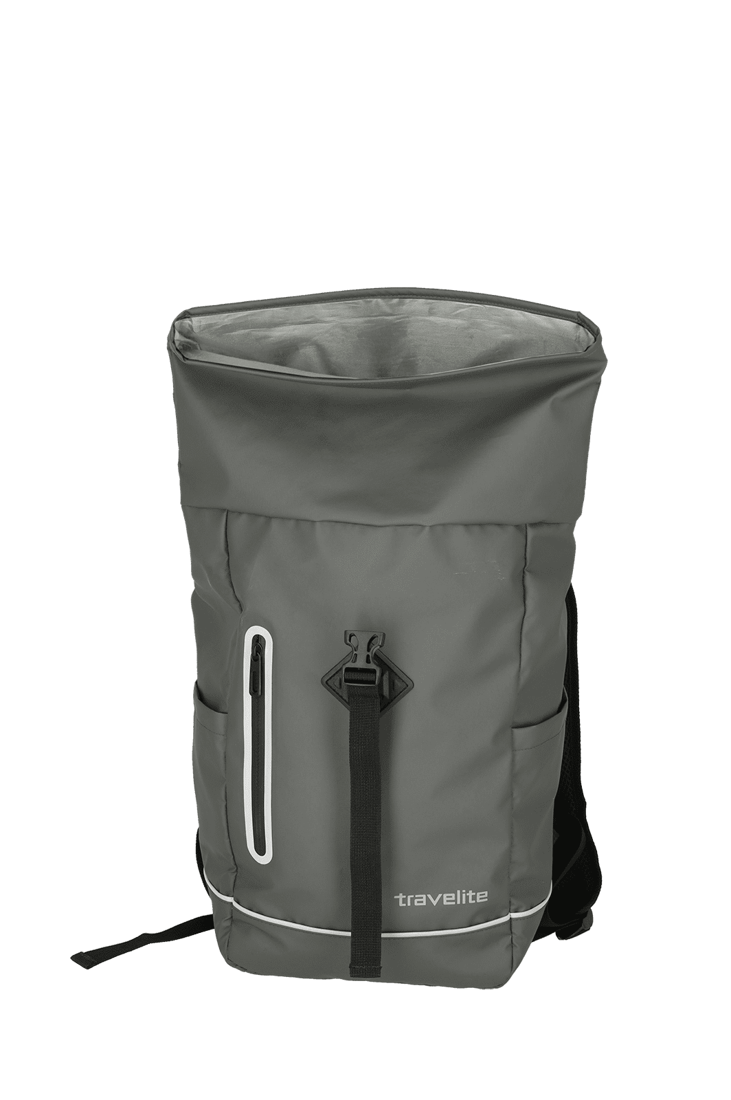 Travelite BASICS Roll-Up Rucksack, Anthrazit – Produktansicht 4