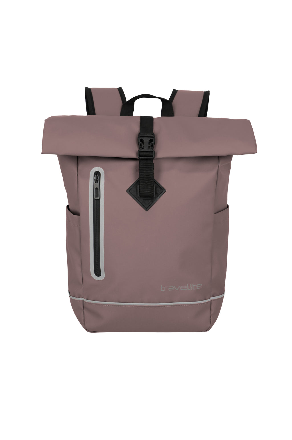 Travelite BASICS Roll-Up Rucksack Plane Rucksack in Rosa