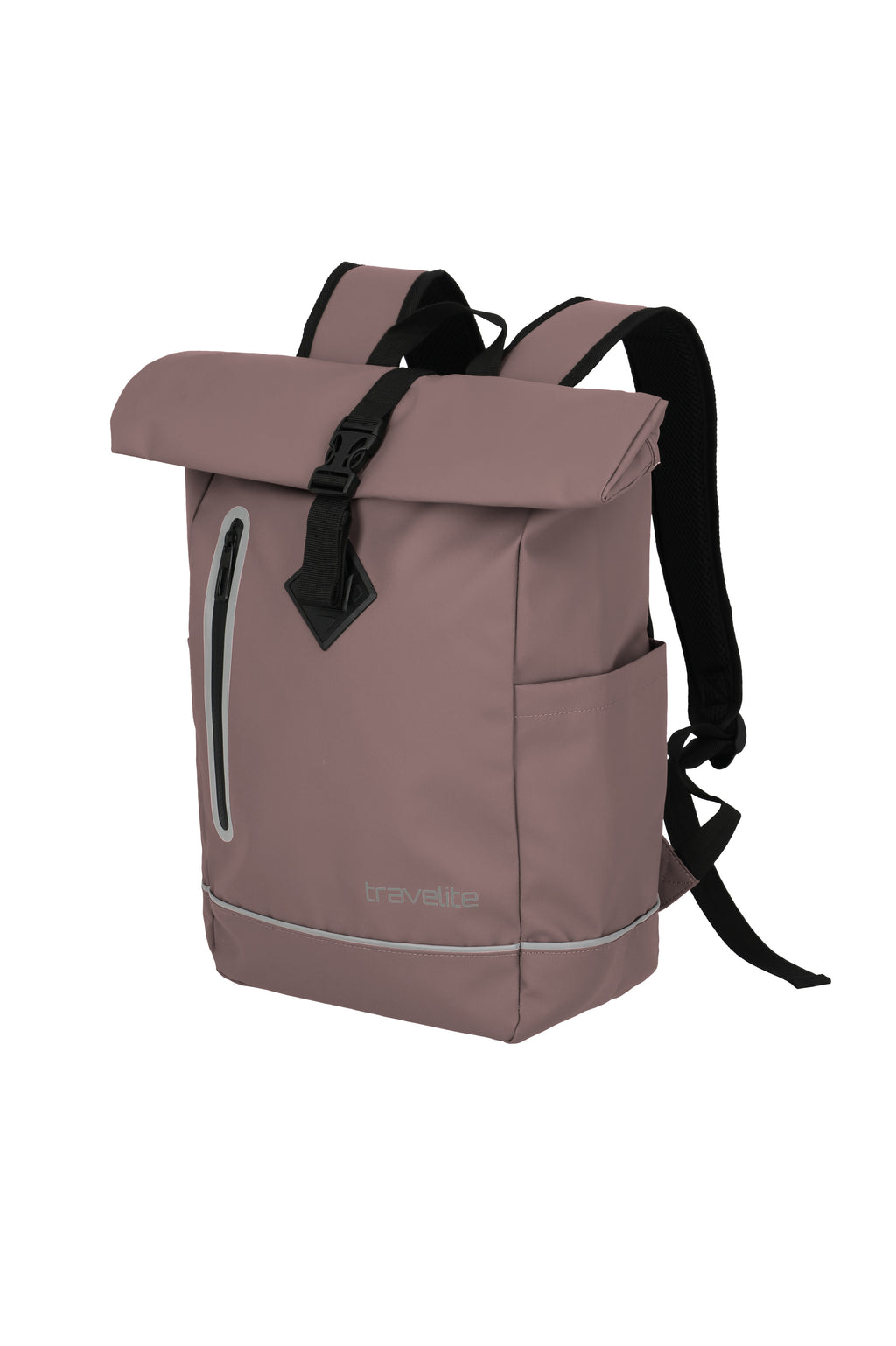 Travelite BASICS Roll-Up Rucksack Plane Rucksack in Rosa – Ansicht 2