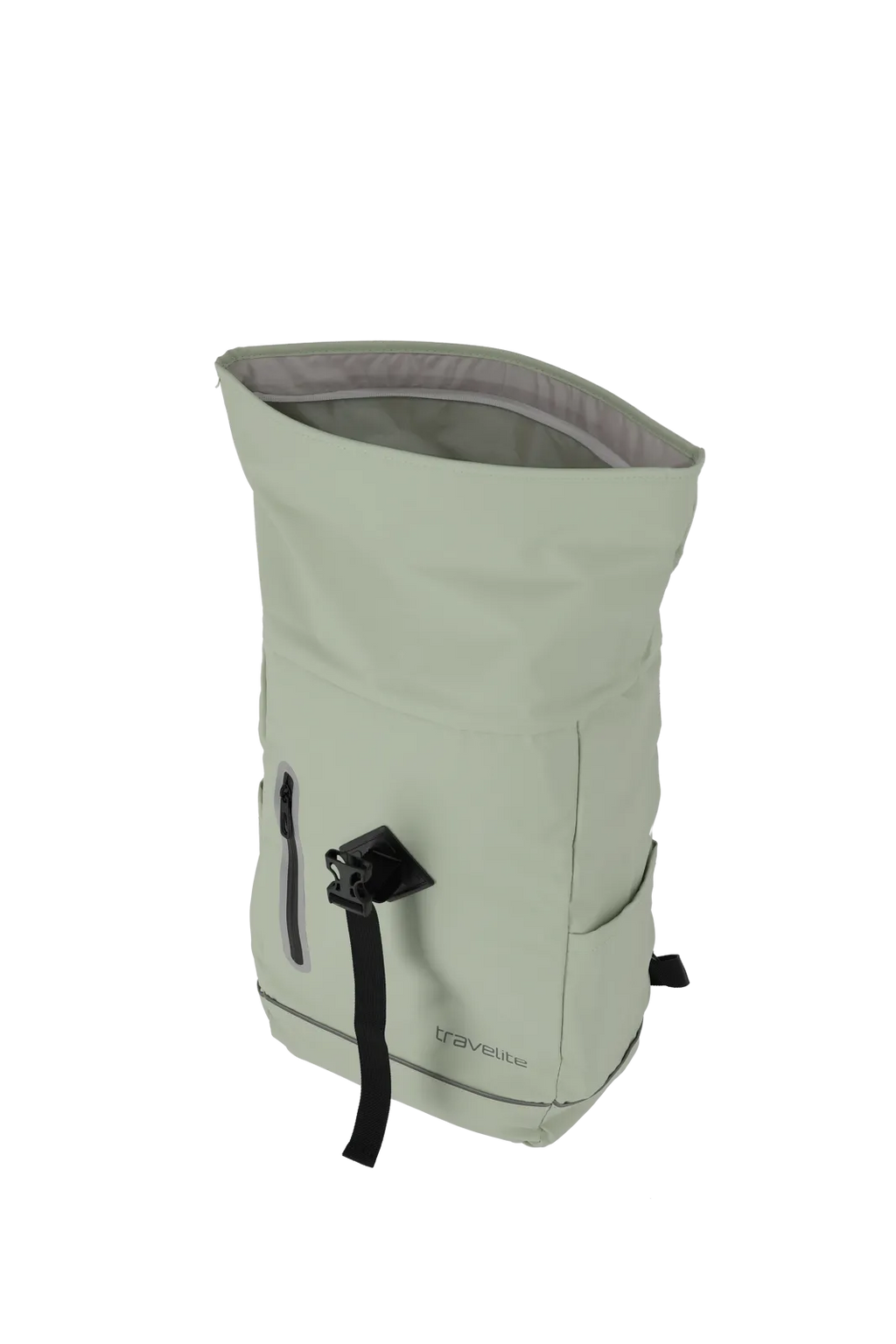 Travelite BASICS Roll-Up Rucksack, Hellgrün – Produktansicht 3