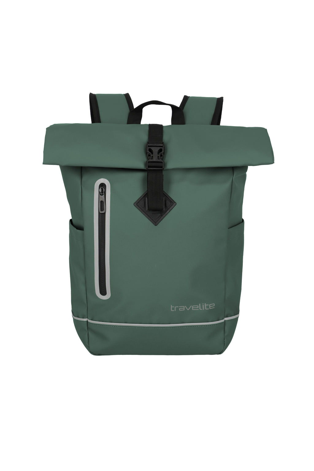 Travelite BASICS Roll-Up Rucksack Plane Rucksack in Grün – Ansicht 3