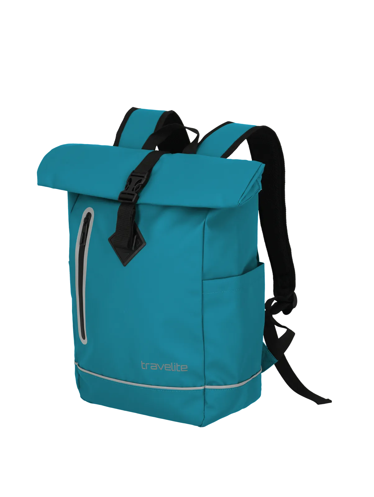 Travelite BASICS Roll-Up Rucksack, Harbor Blue – Produktansicht 2