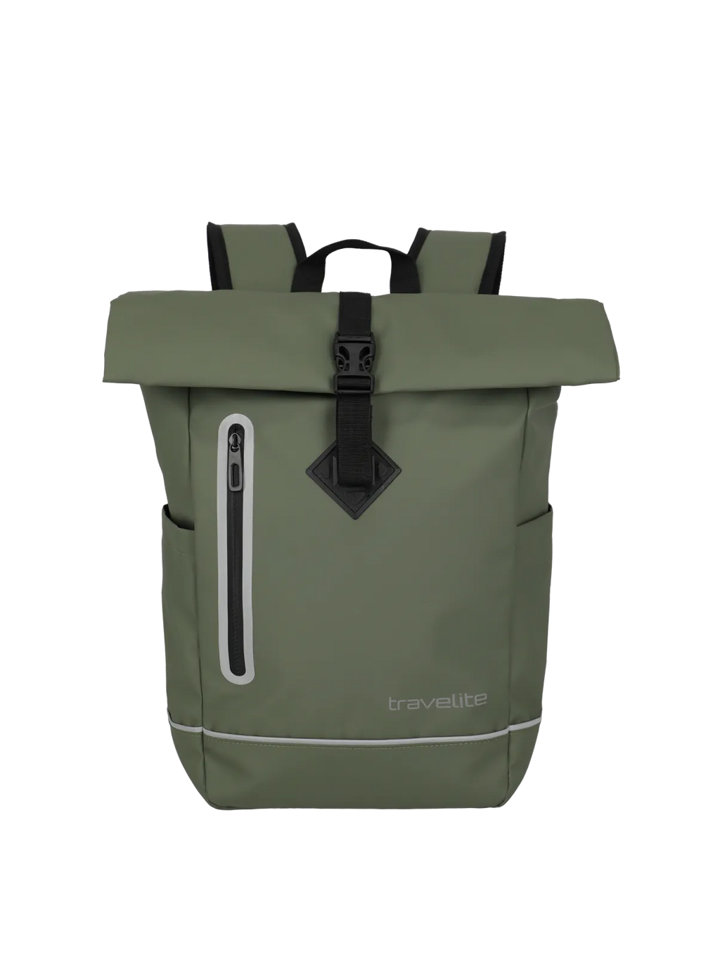 Travelite BASICS Roll-Up Rucksack, Olive