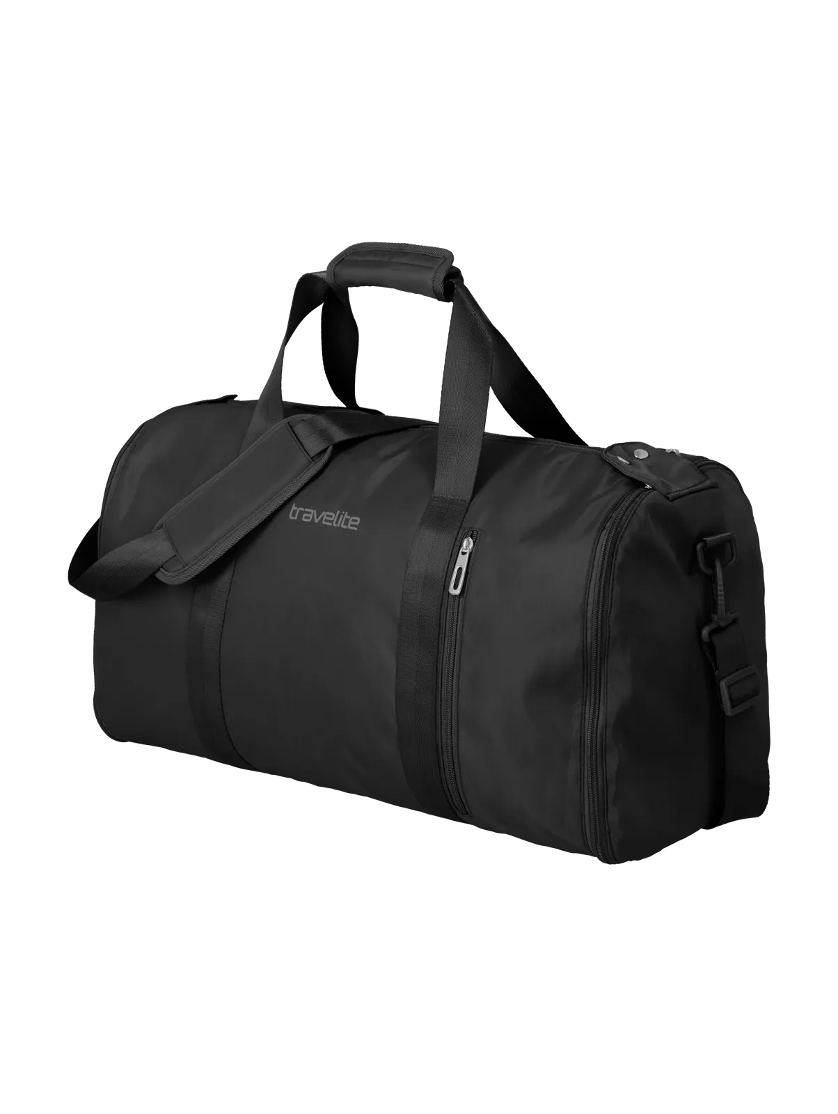Travelite BASICS 2-in-1 Kleidersack/Reisetasche, Schwarz – Produktansicht 2
