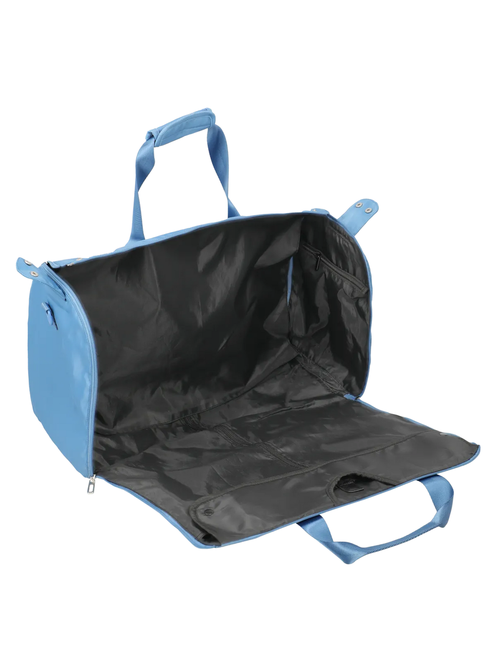 Travelite BASICS 2-in-1 Kleidersack/Reisetasche, Denim – Produktansicht 4