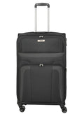 Travelite ORLANDO 4w Trolley L, Schwarz – Vorderansicht