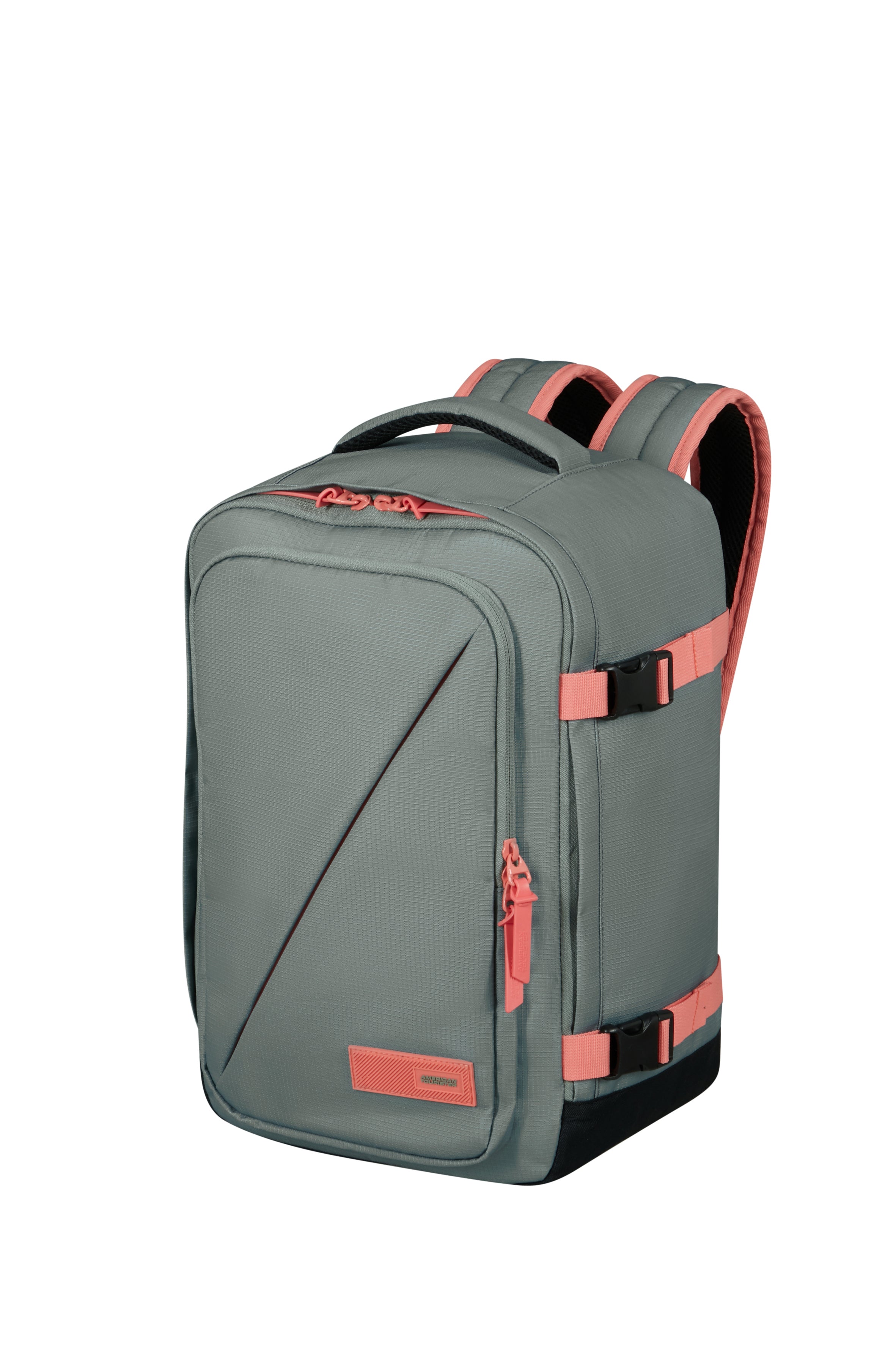 American Tourister TAKE2CABIN Rucksack S, Sage/Coral