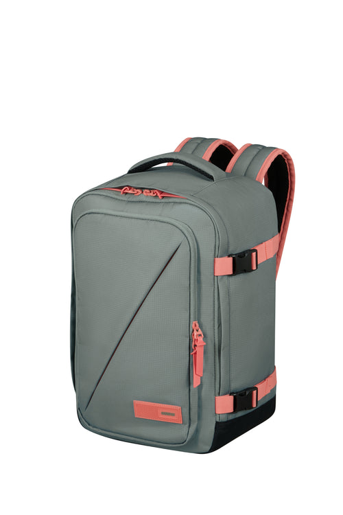 American Tourister TAKE2CABIN Rucksack S, Sage/Coral