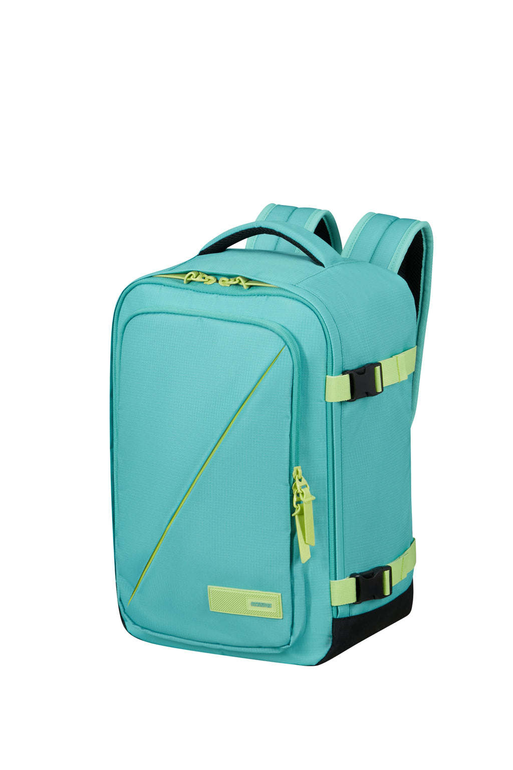 American Tourister TAKE2CABIN Rucksack S, Dusty Turquoise/Lime