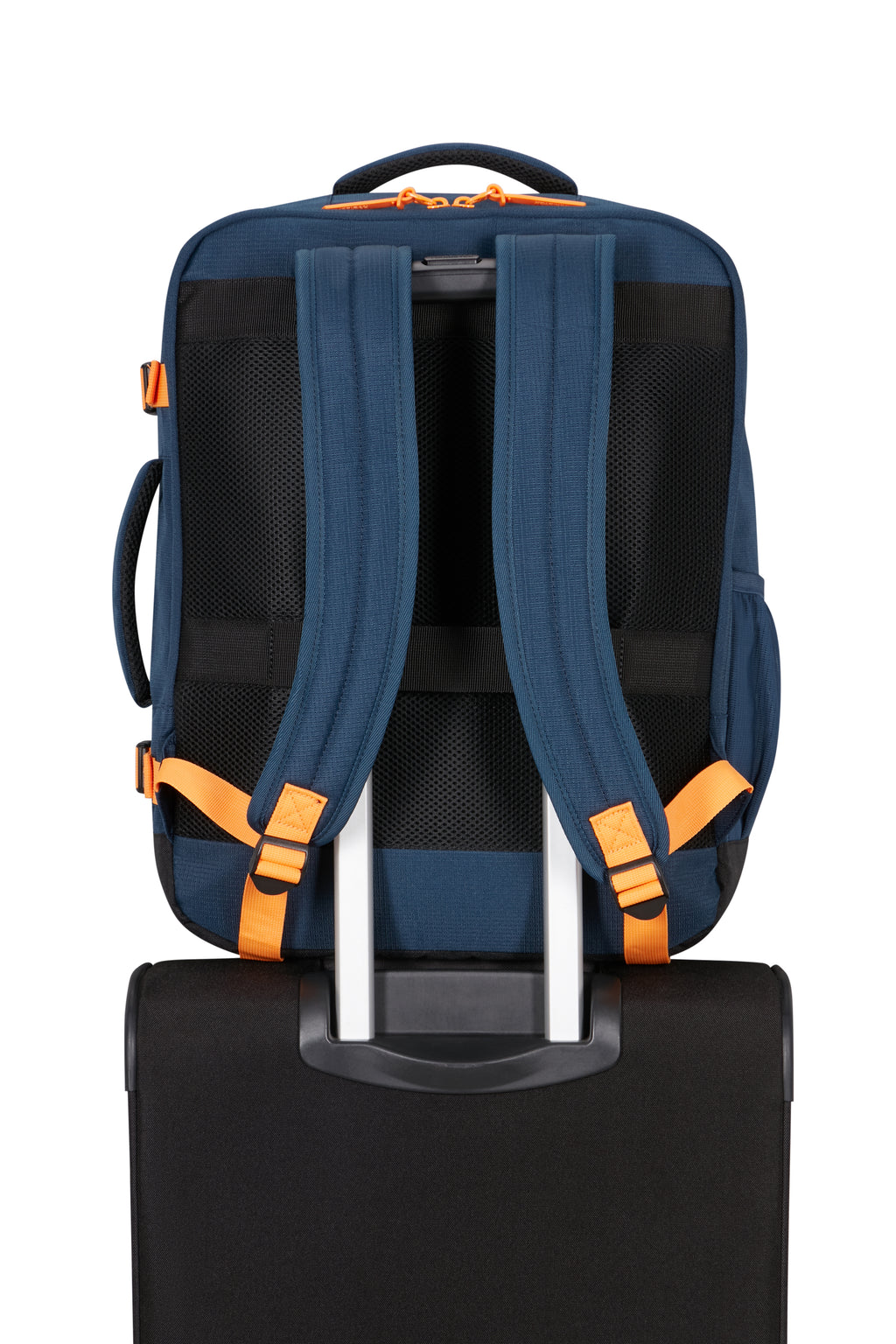 American Tourister TAKE2CABIN Rucksack M, Dark Navy/Radient Orange