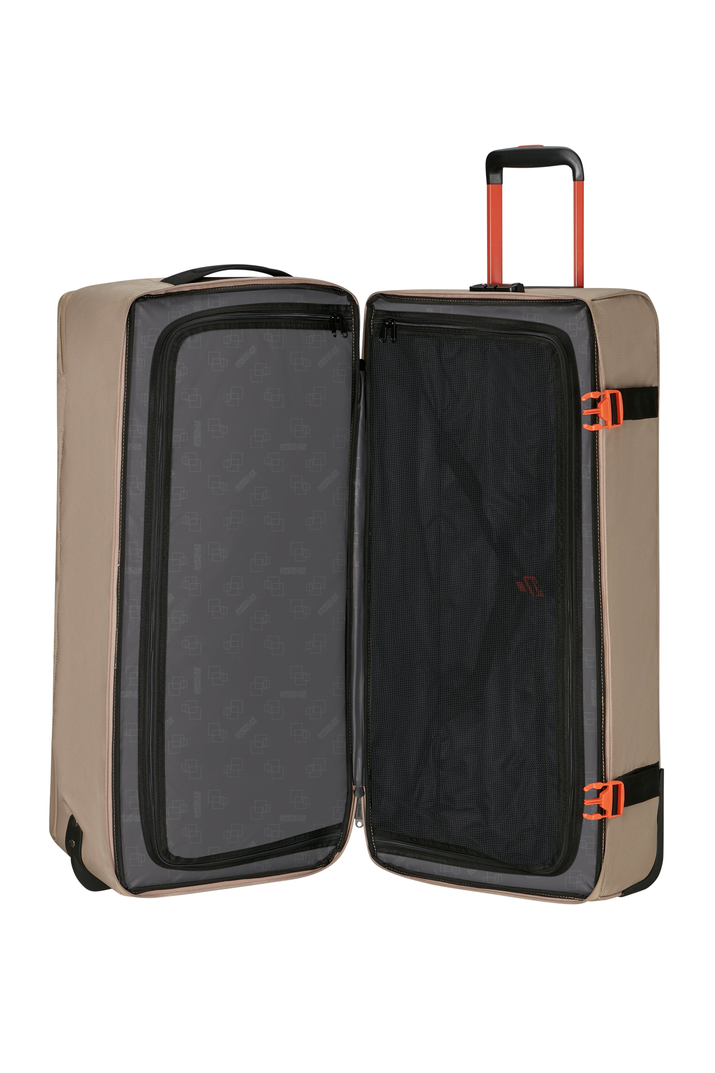 American Tourister URBAN TRACK DUFFLE/WH COATED L, Beige/Orange