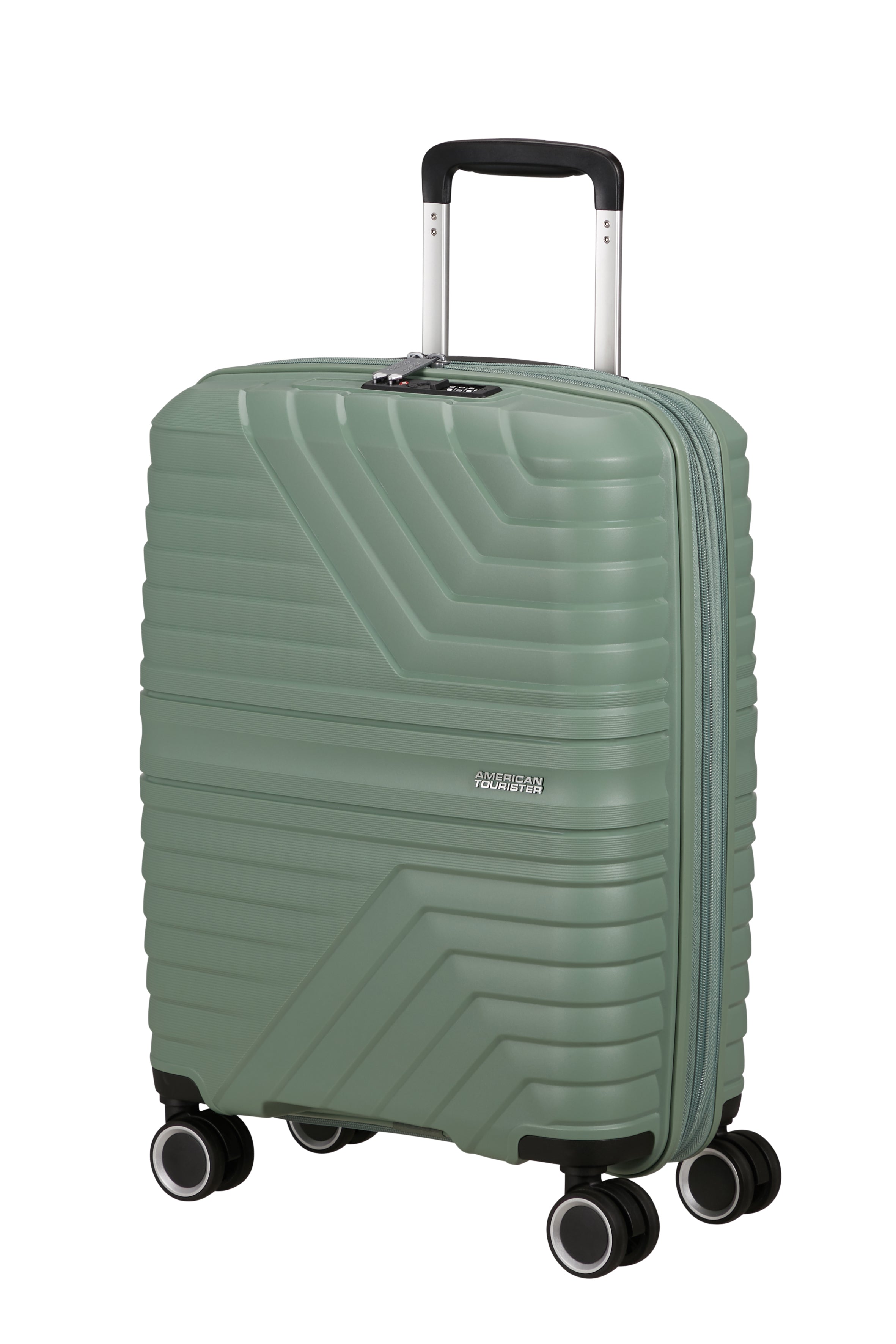 American Tourister FLYTWIST 4w Trolley S erw., Botanic Green