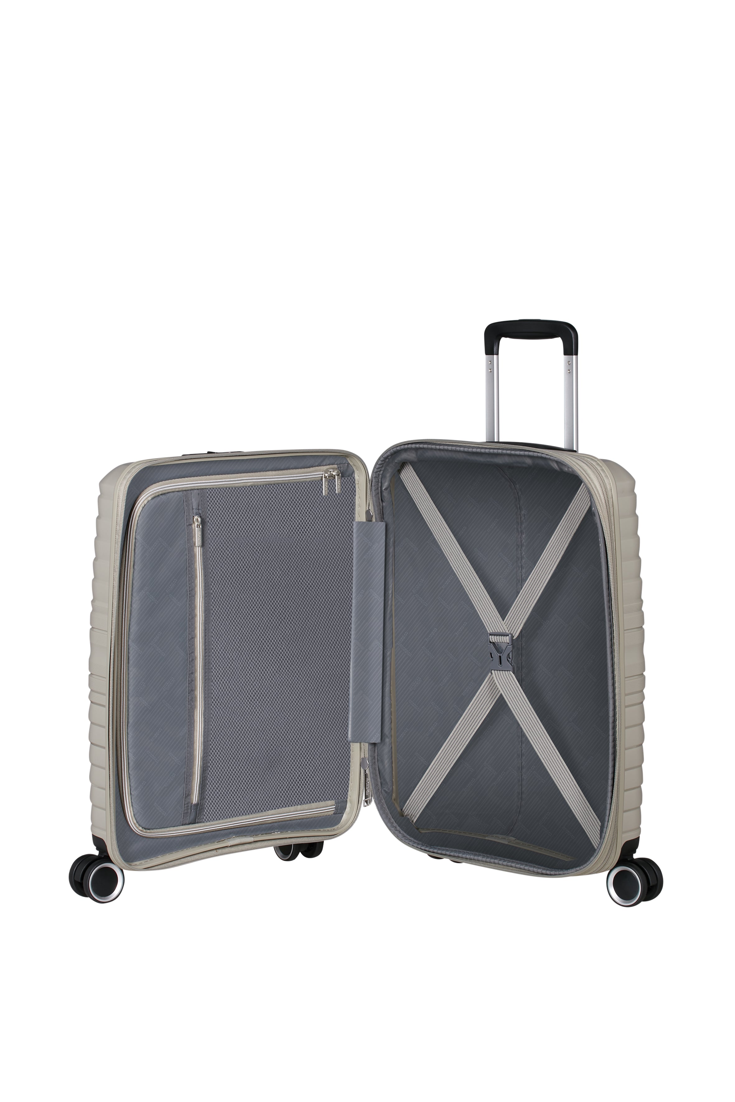 American Tourister FLYTWIST 4w Trolley S erw., Sandstone