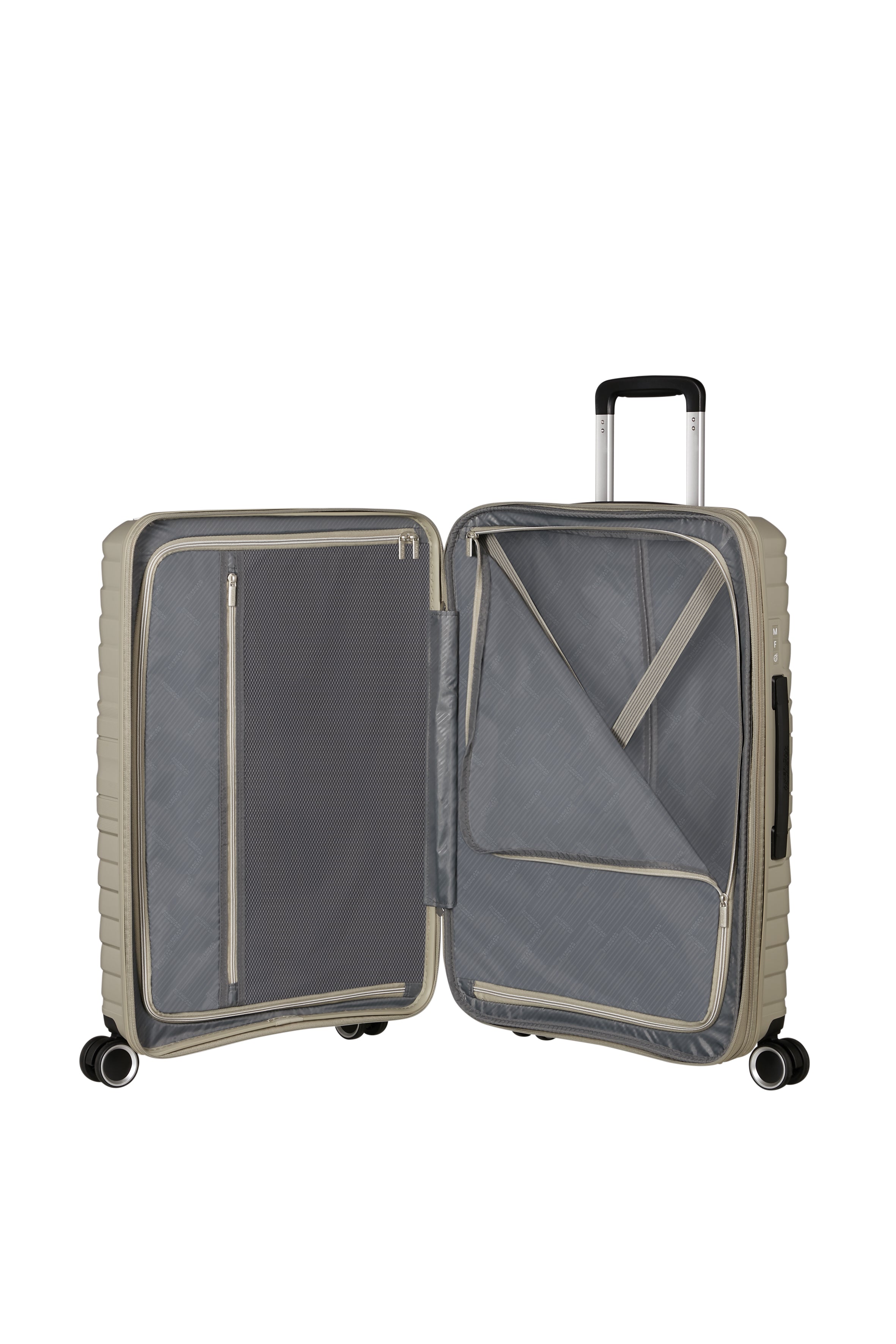 American Tourister FLYTWIST 4w Trolley M erw., Sandstone