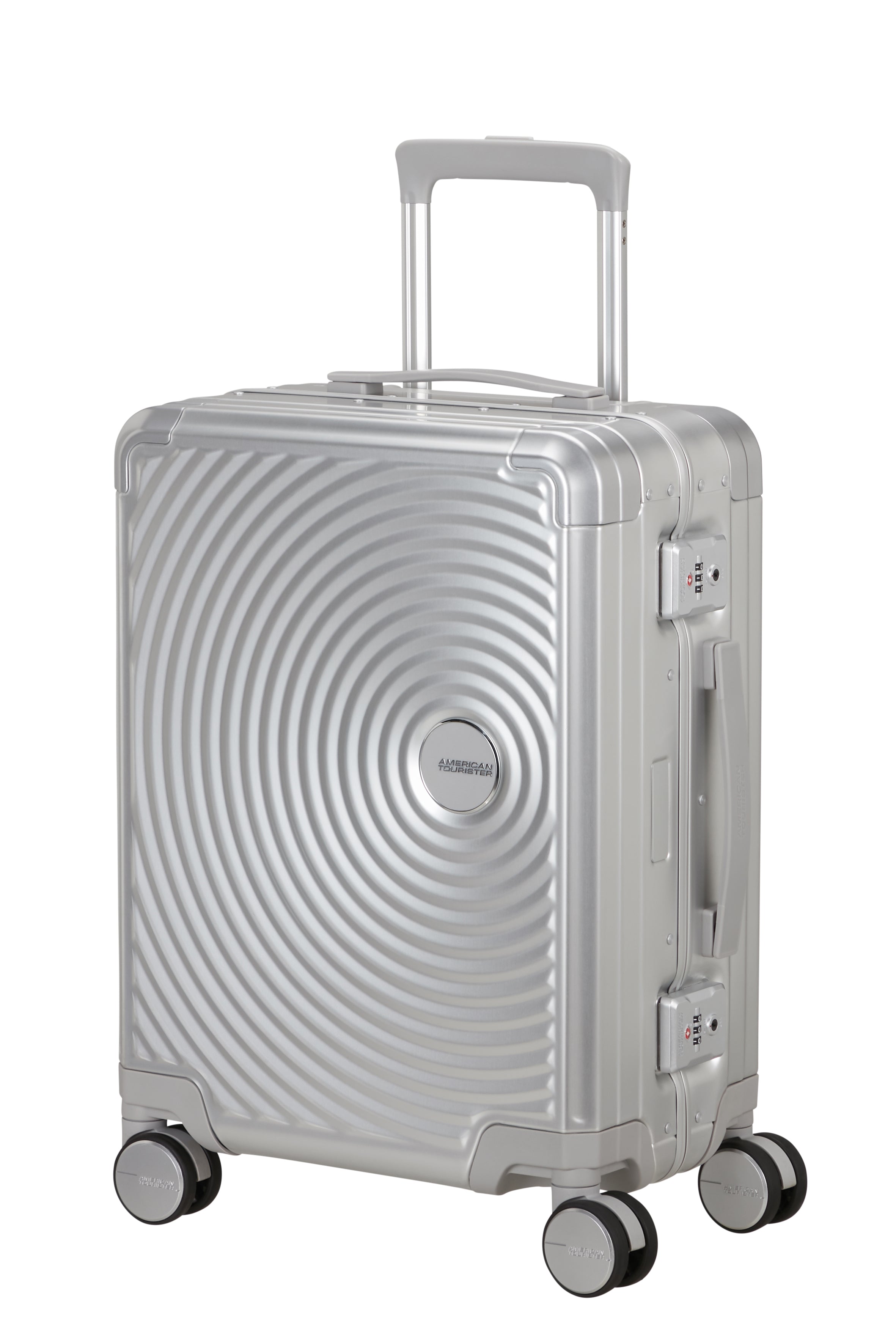 American Tourister SOUNDBOX ALU 4w Trolley S, Silver