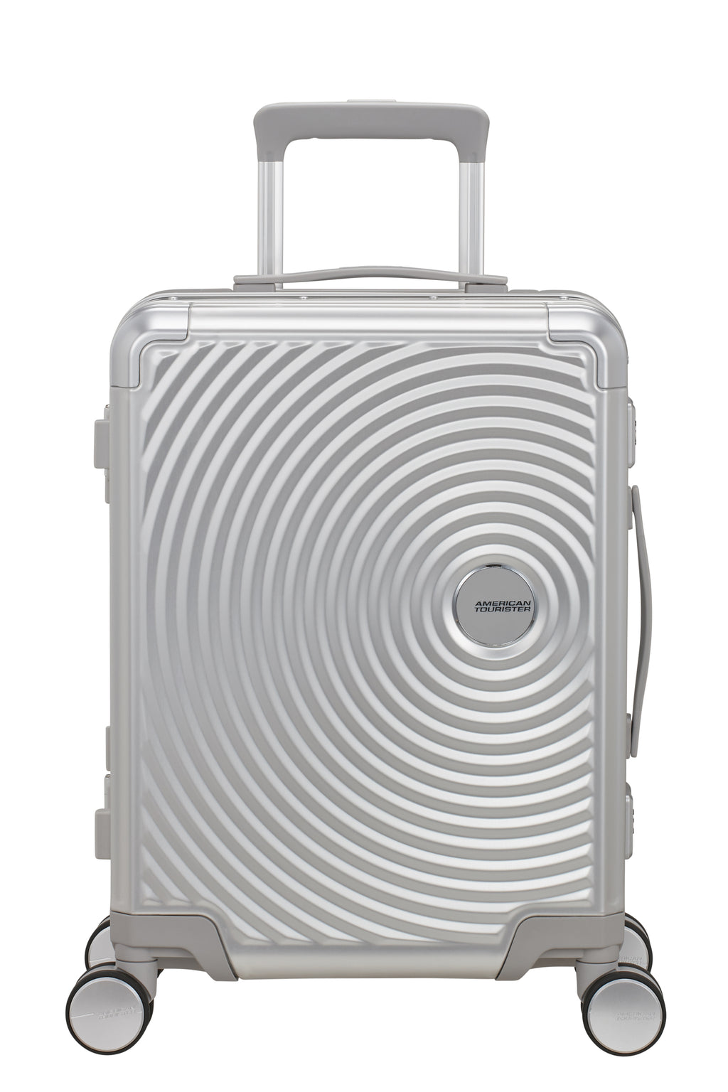 American Tourister SOUNDBOX ALU 4w Trolley S, Silver