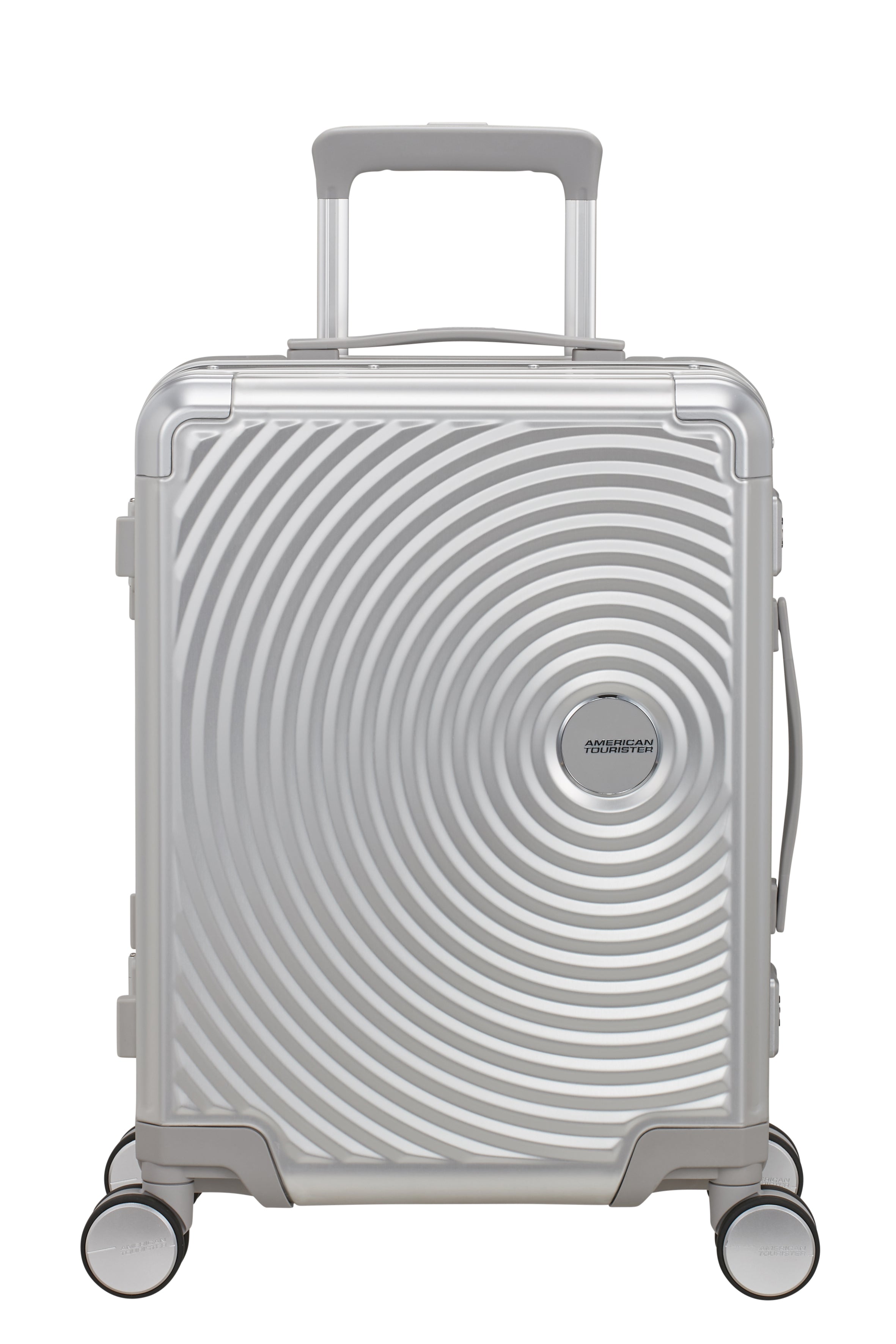 American Tourister SOUNDBOX ALU 4w Trolley S, Silver