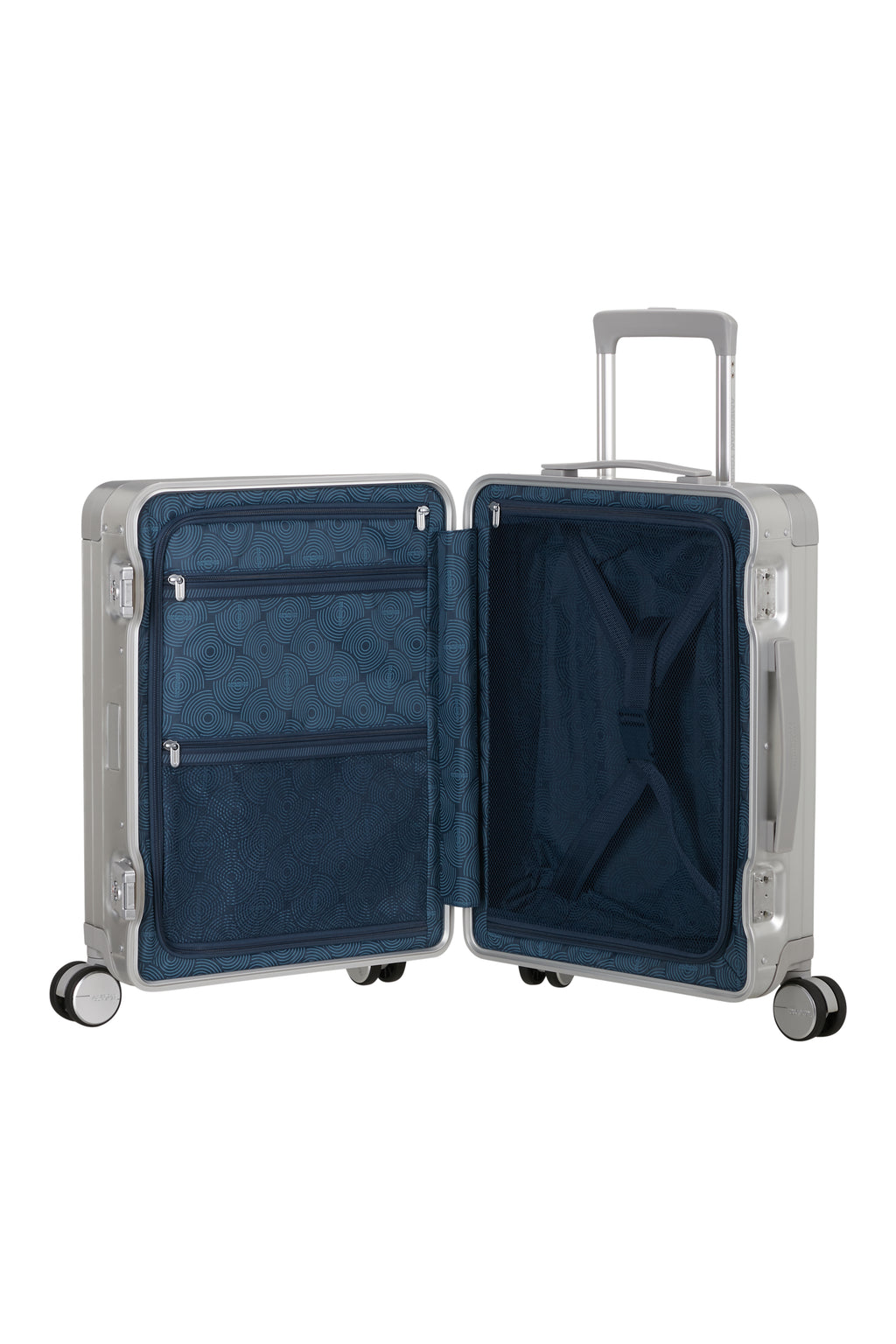 American Tourister SOUNDBOX ALU 4w Trolley S, Silver