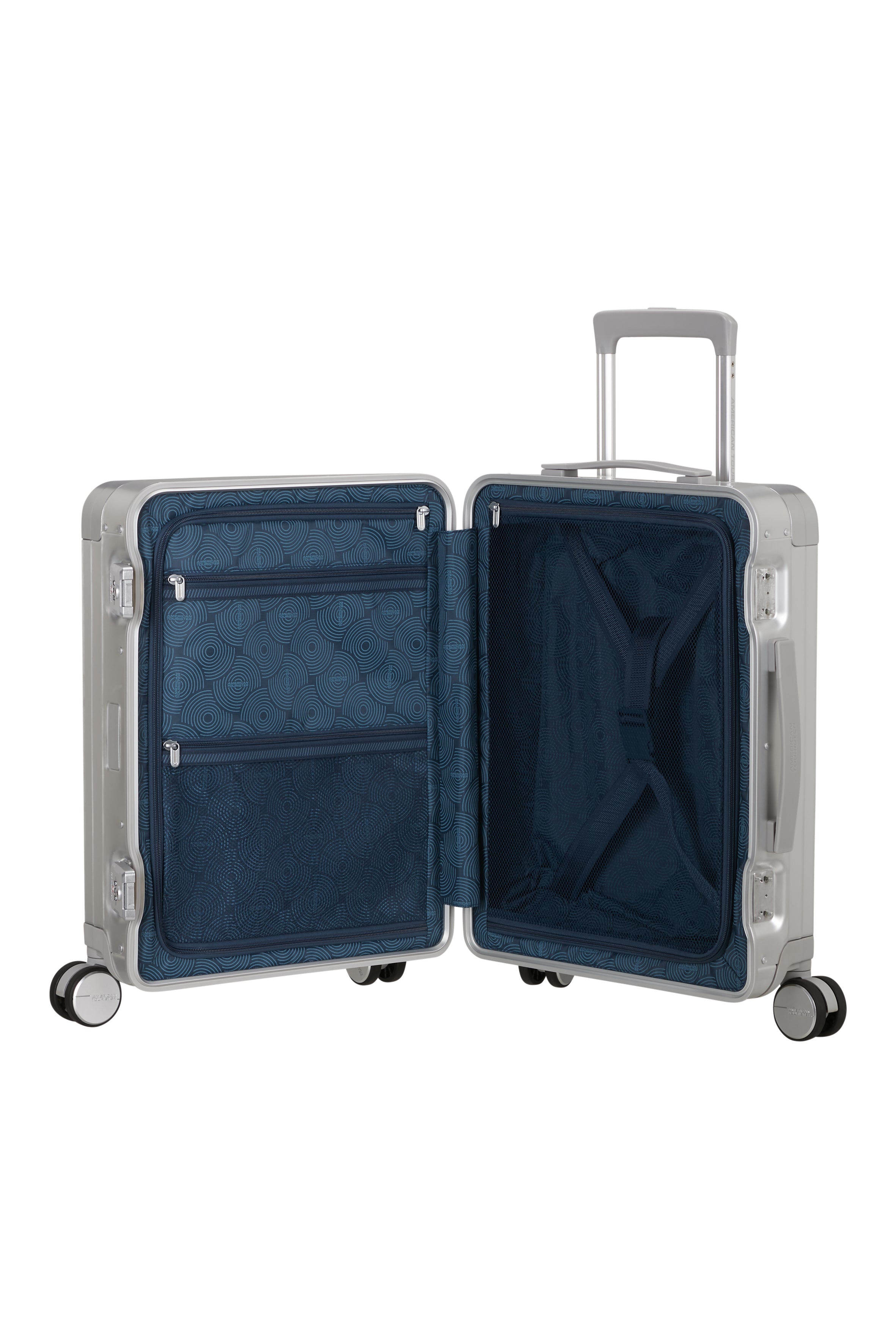 American Tourister SOUNDBOX ALU 4w Trolley S, Silver