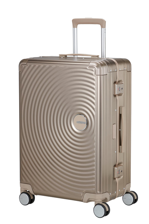 American Tourister SOUNDBOX ALU 4w Trolley M, Bronze