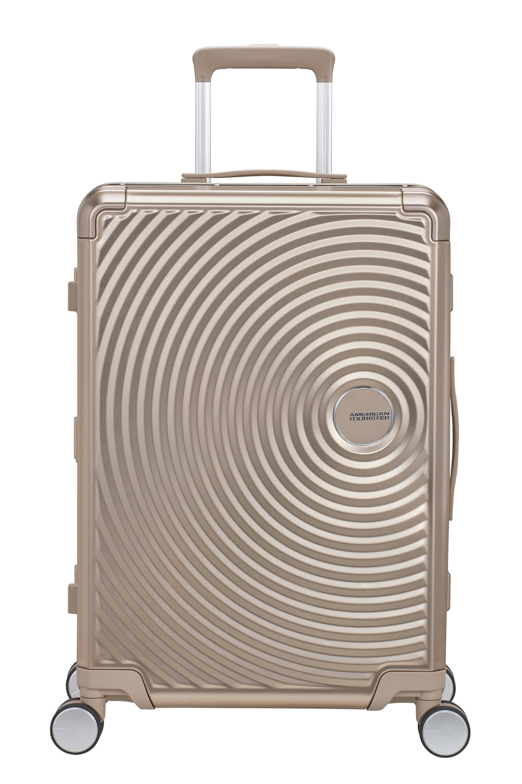 American Tourister SOUNDBOX ALU 4w Trolley M, Bronze