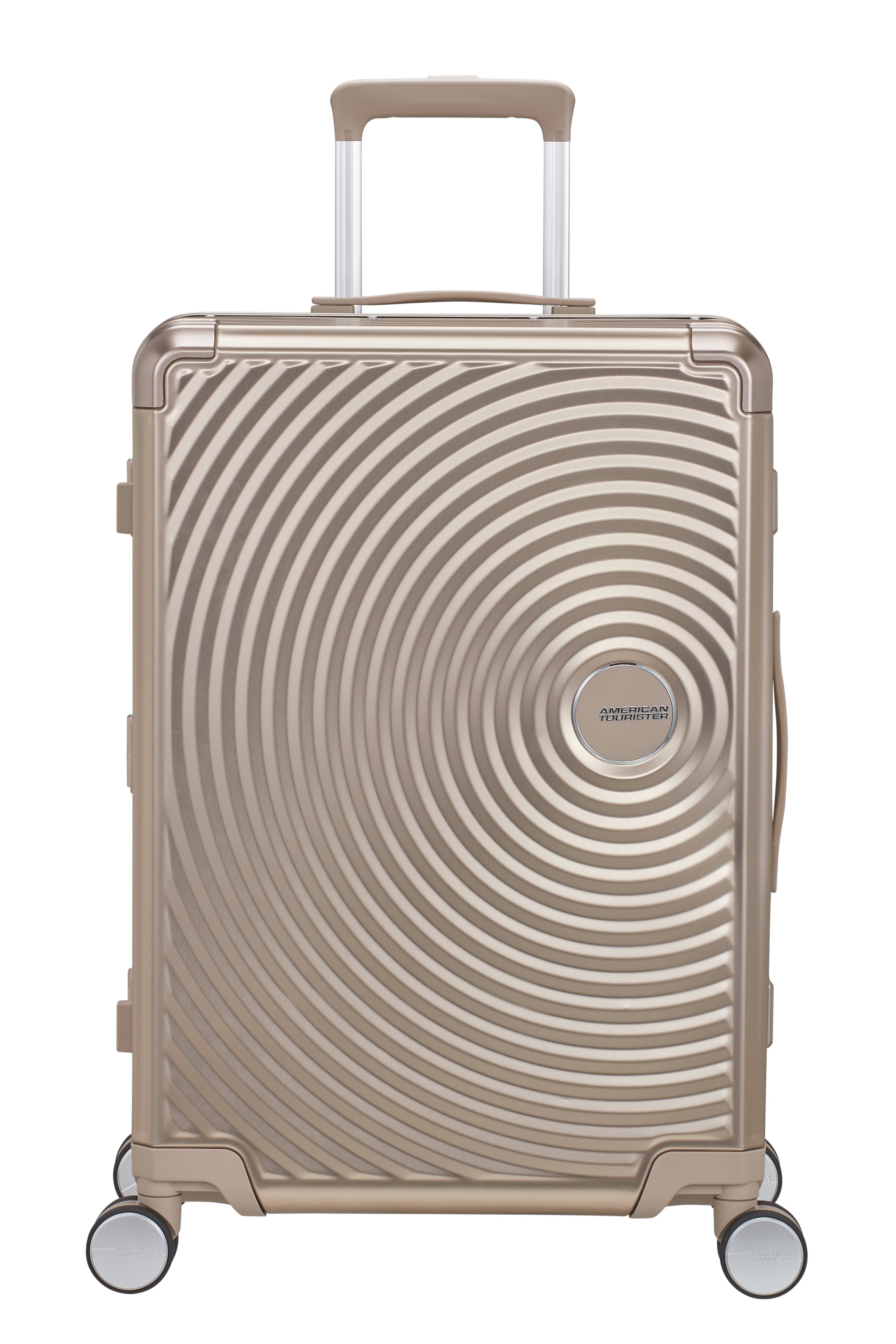 American Tourister SOUNDBOX ALU 4w Trolley M, Bronze