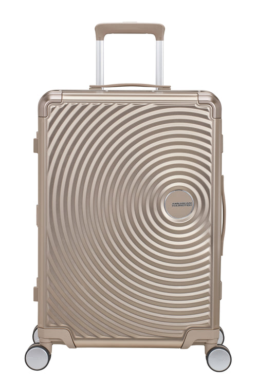 American Tourister SOUNDBOX ALU 4w Trolley M, Bronze
