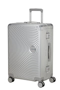 American Tourister SOUNDBOX ALU 4w Trolley M, Silver