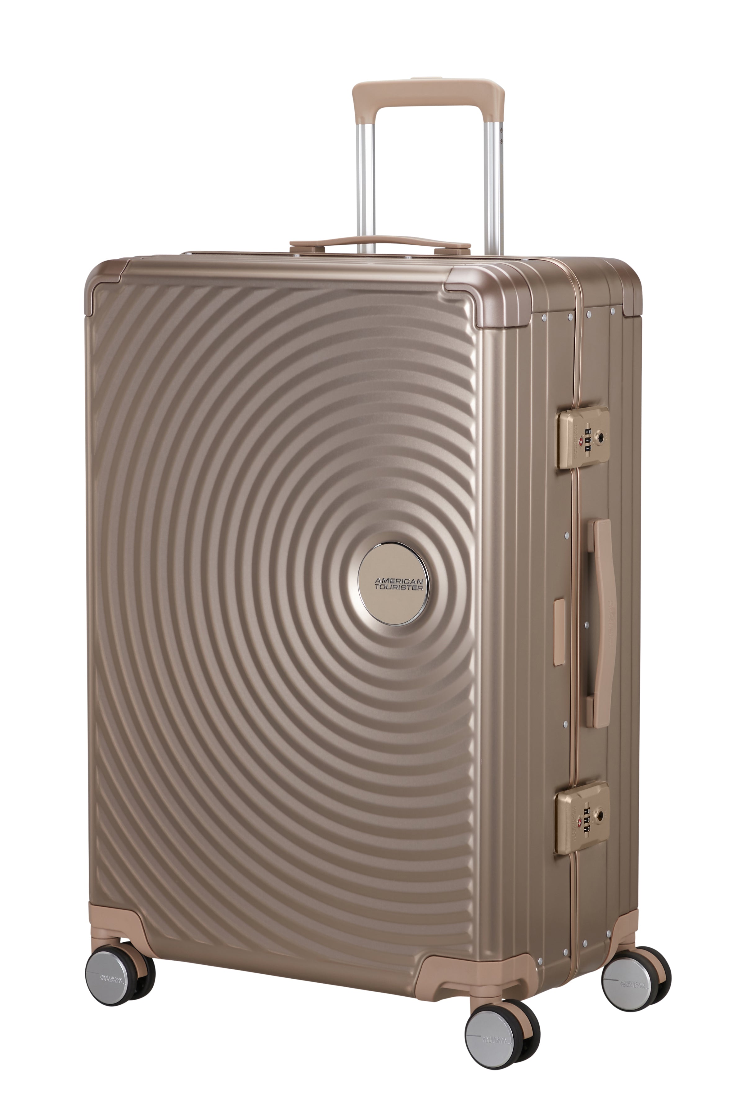 American Tourister SOUNDBOX ALU 4w Trolley L, Bronze