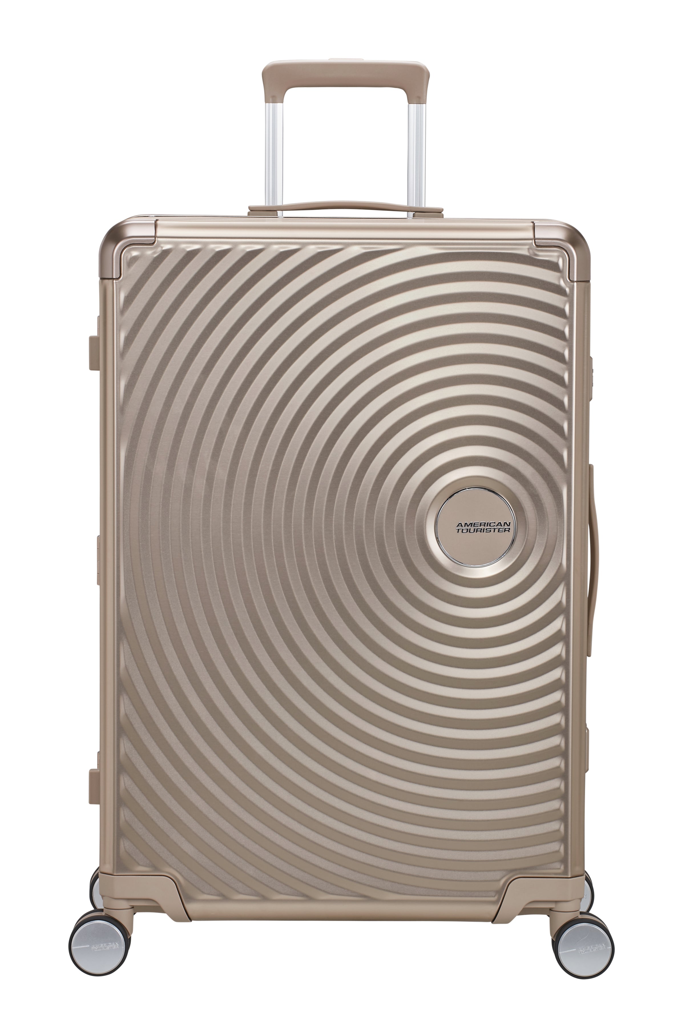 American Tourister SOUNDBOX ALU 4w Trolley L, Bronze