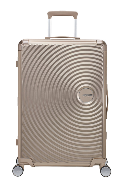 American Tourister SOUNDBOX ALU 4w Trolley L, Bronze