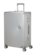 American Tourister SOUNDBOX ALU 4w Trolley L, Silver