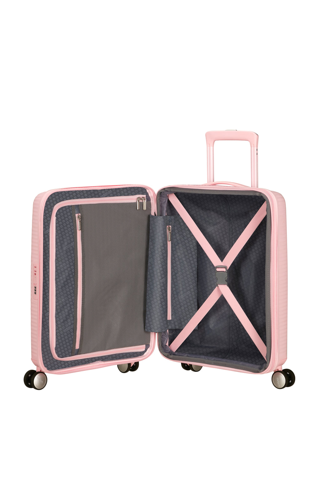 American Tourister SOUNDBOX 4w Trolley S erw., Pastel Pink