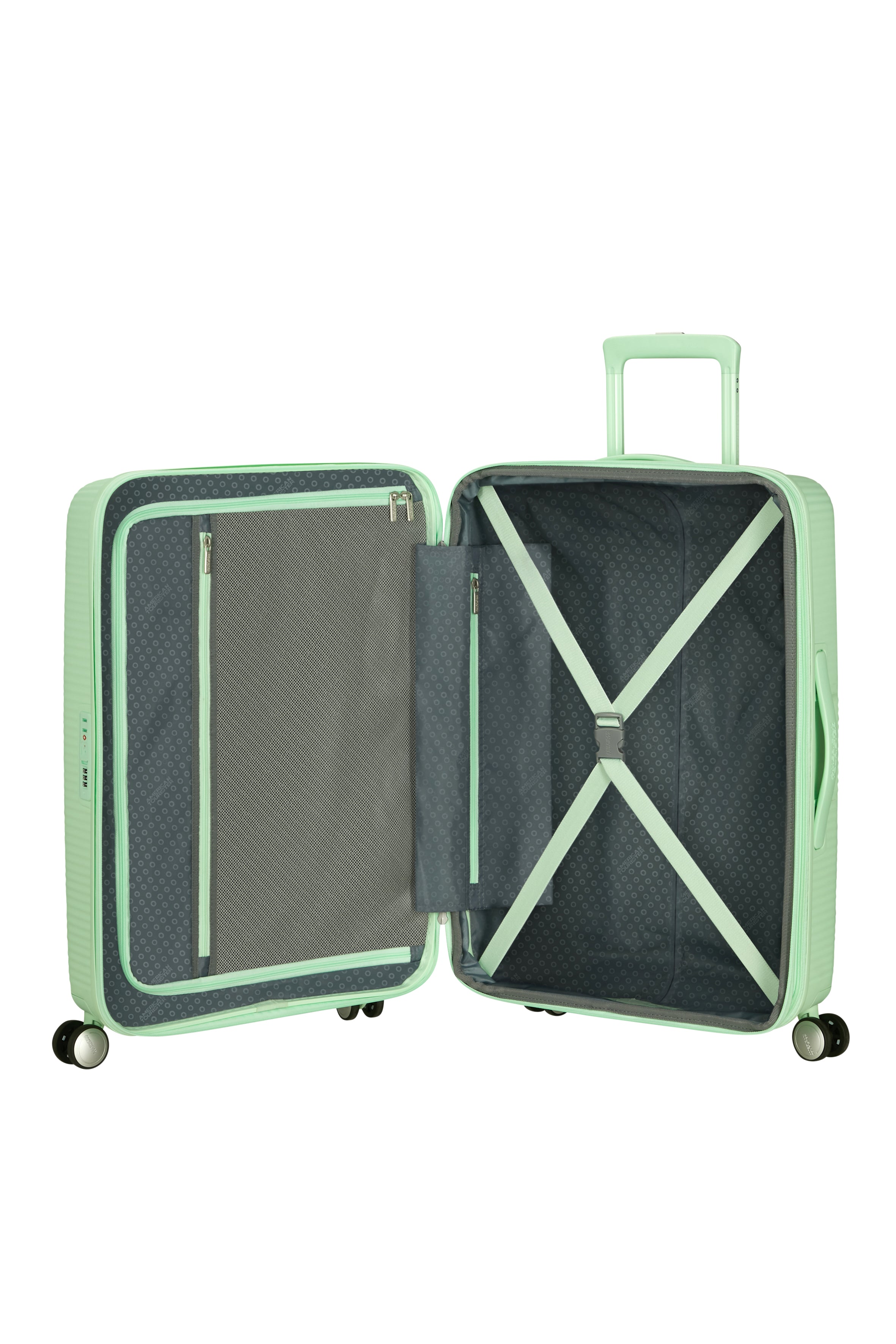 American Tourister SOUNDBOX 4w Trolley M erw., Pastel Green